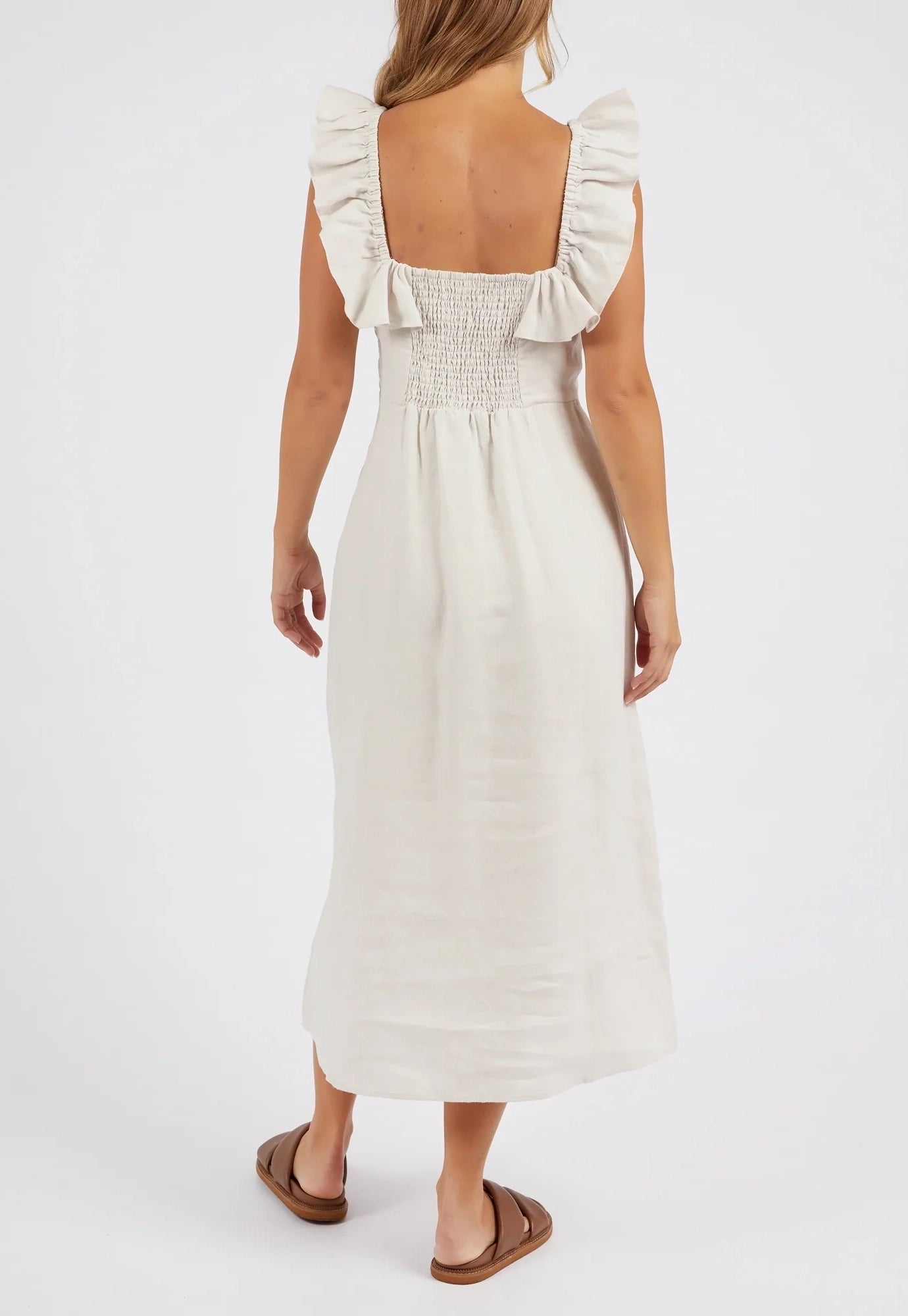 foxwood - bonifacio dress - oatmeal