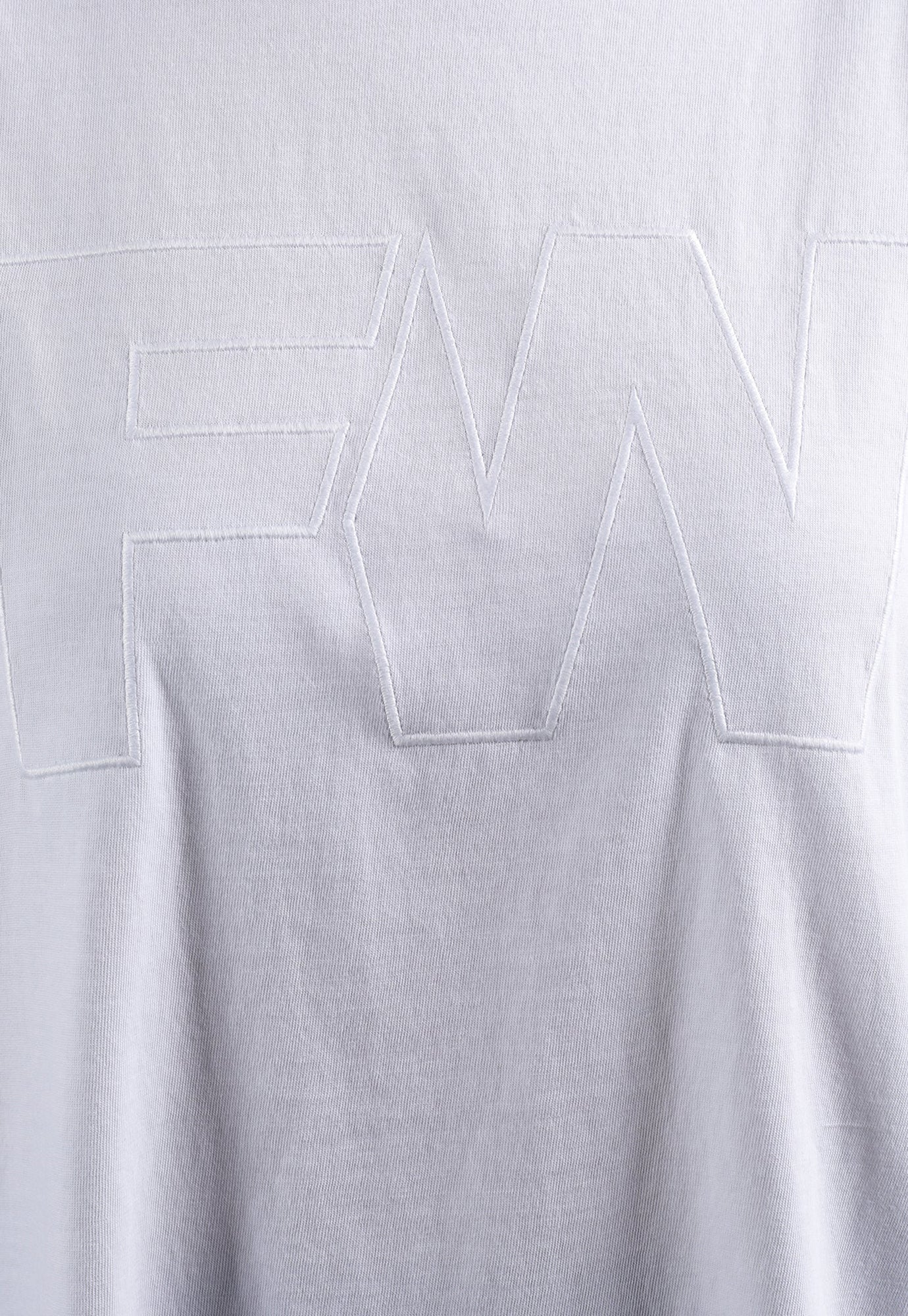 foxwood - embroidery tee - white