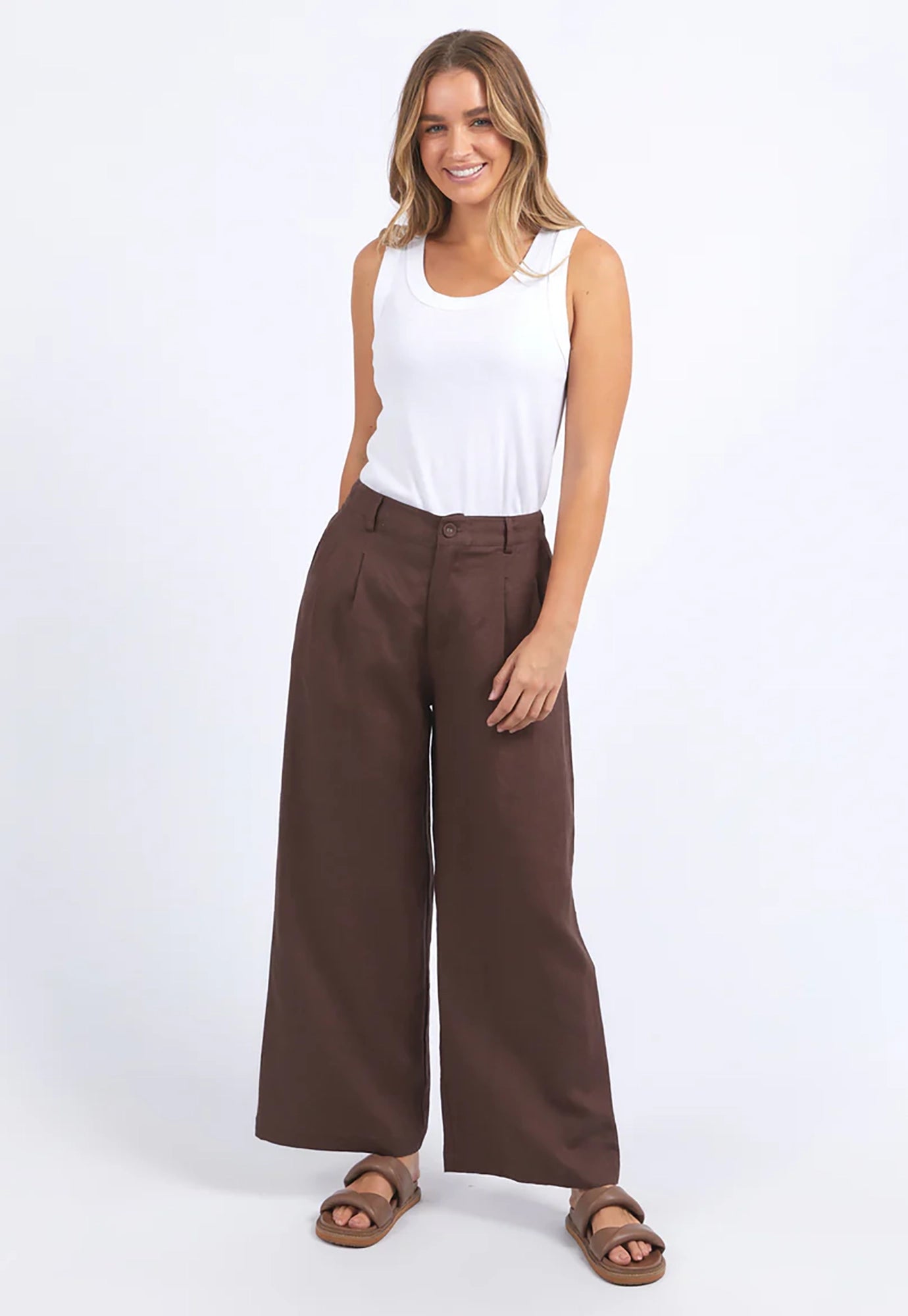 foxwood - pierra pant - chocolate