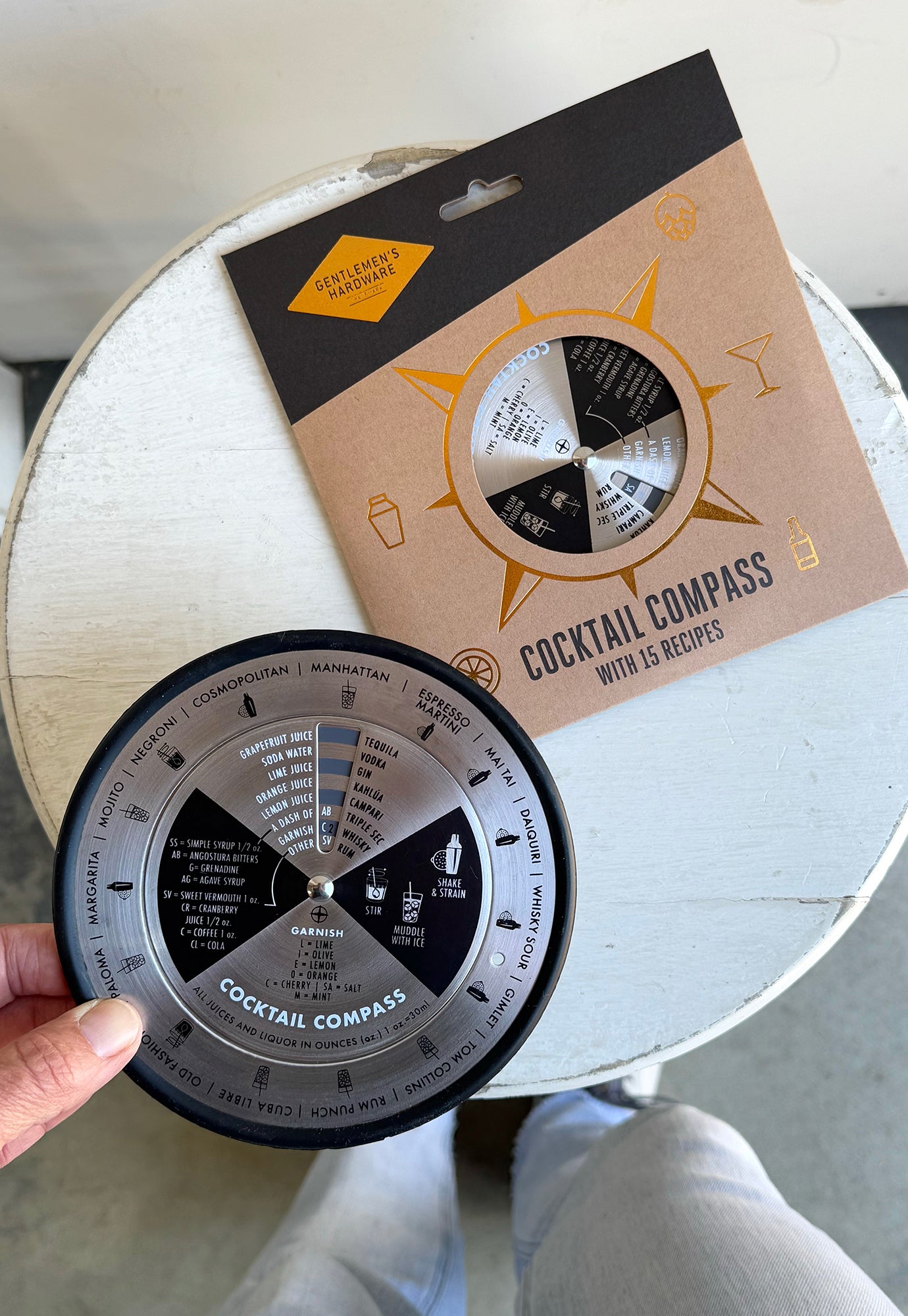 gentlemen's hardware - cocktail compass