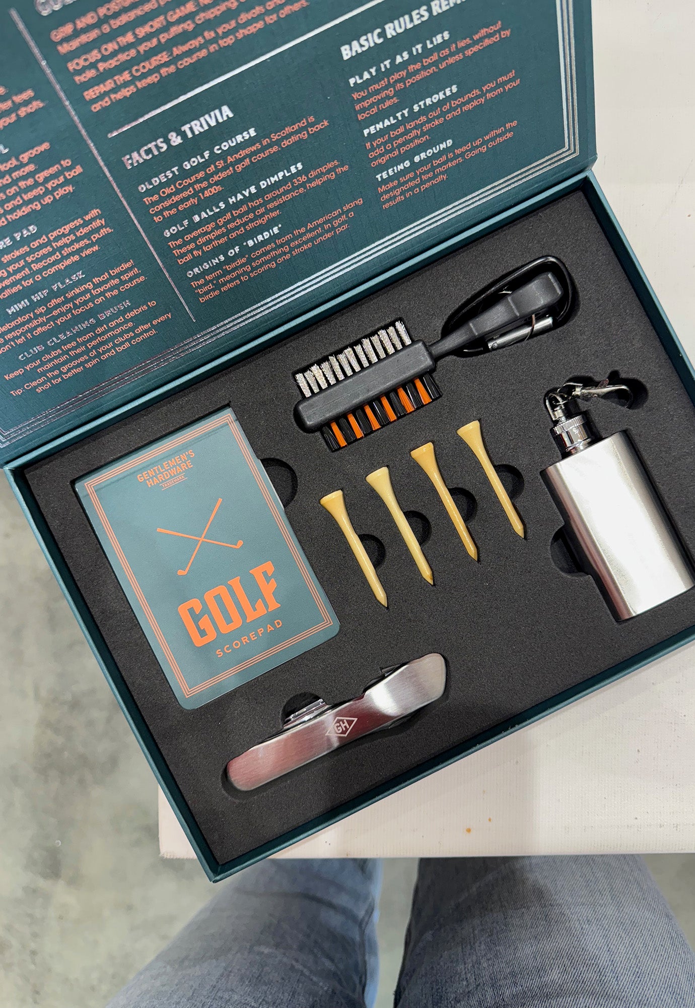gentlemen's hardware - golf lover's kit
