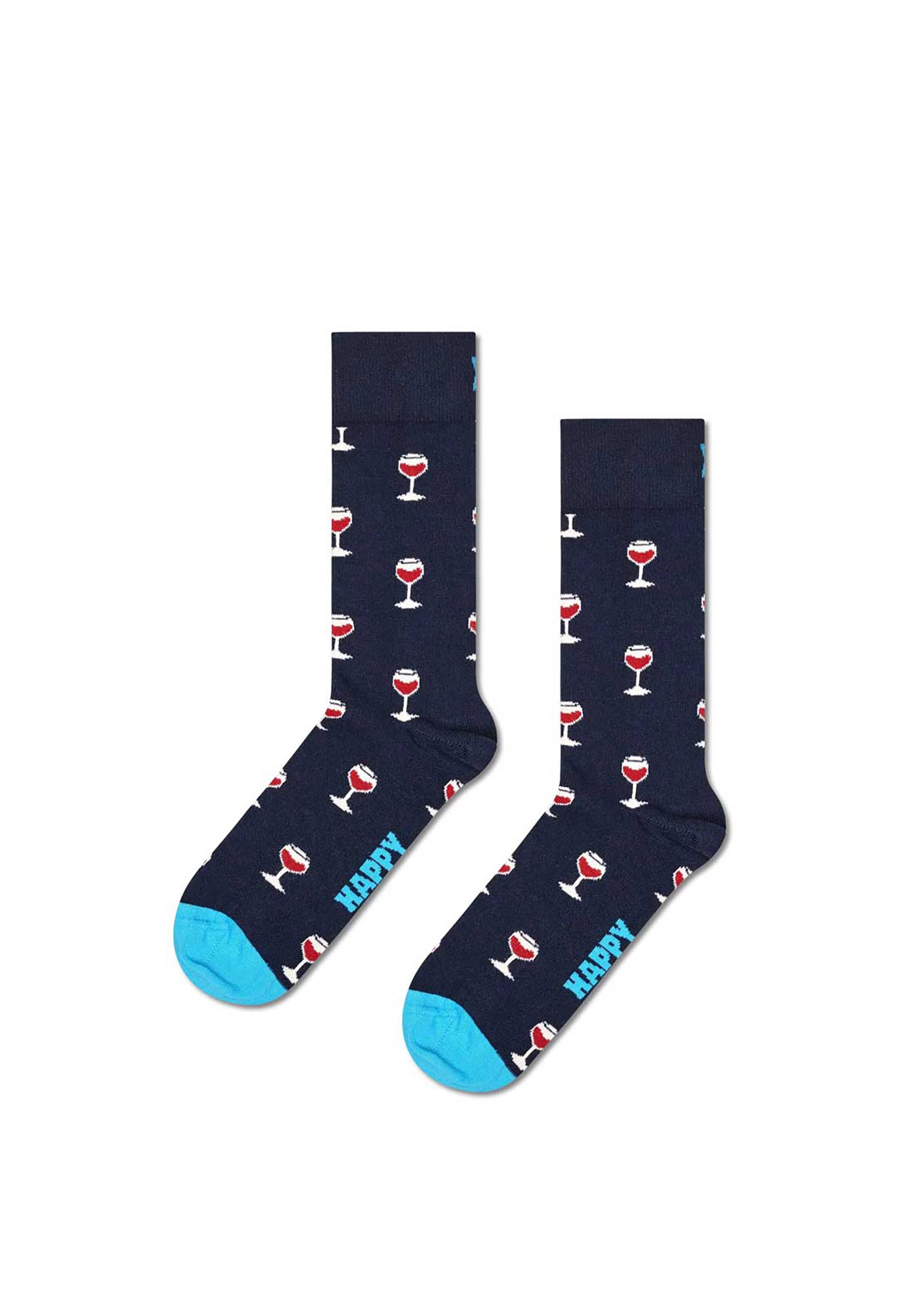 happy socks - glass of wine navy 41-46