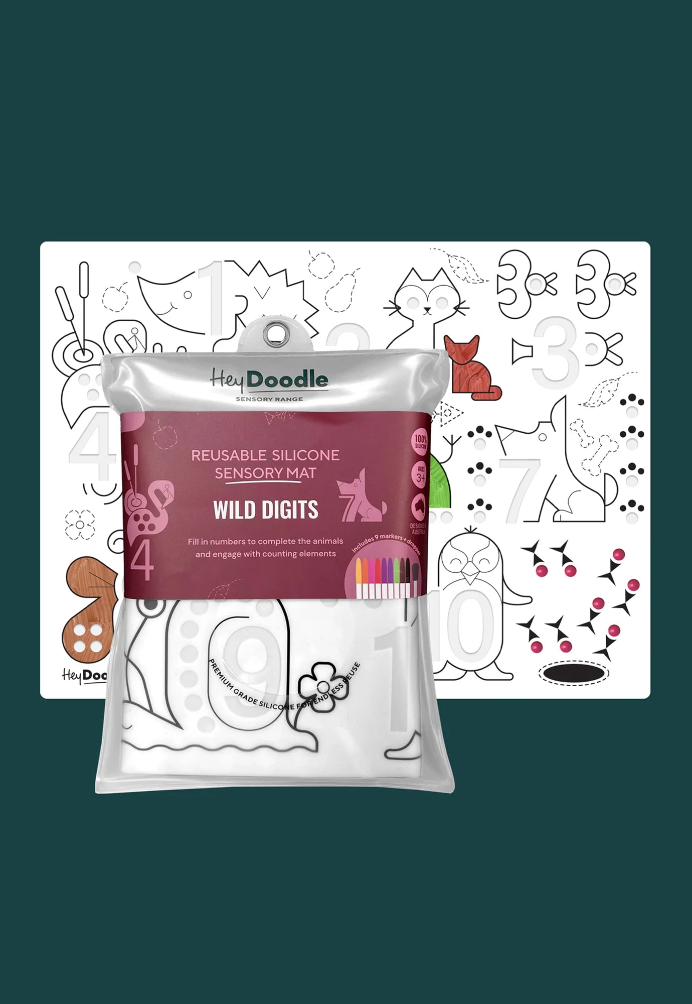 hey doodle - sensory activity mats