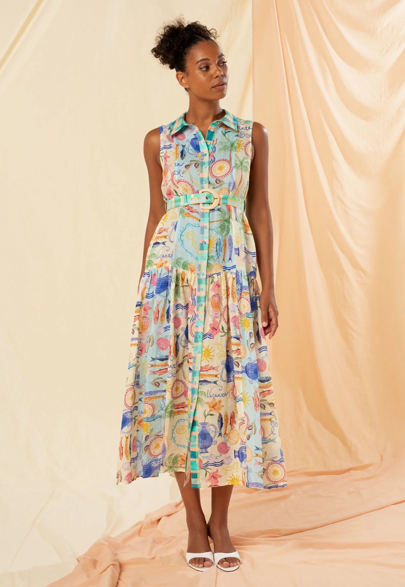 kachel - gilda dress - multi