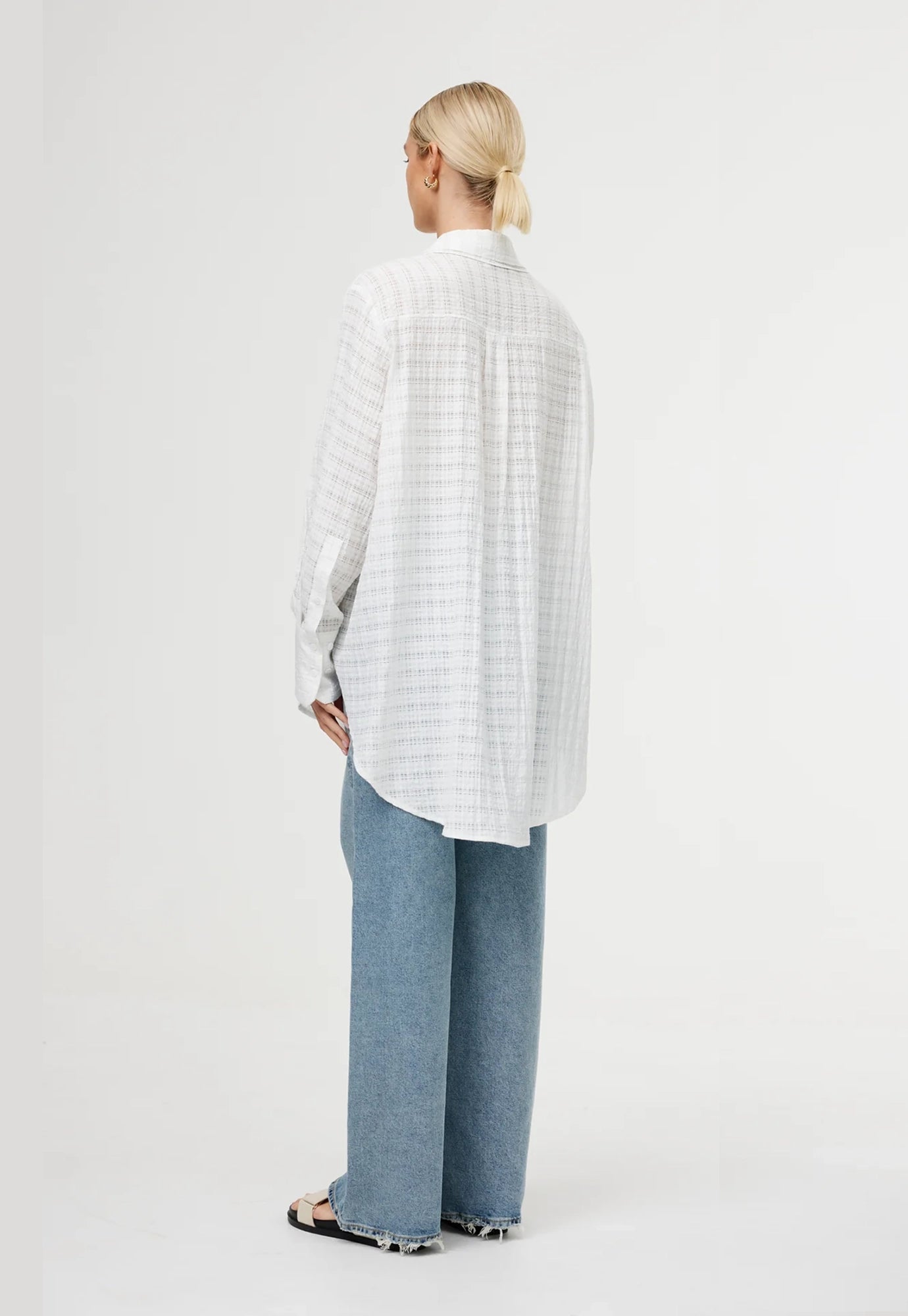 kinney - selena shirt - ivory