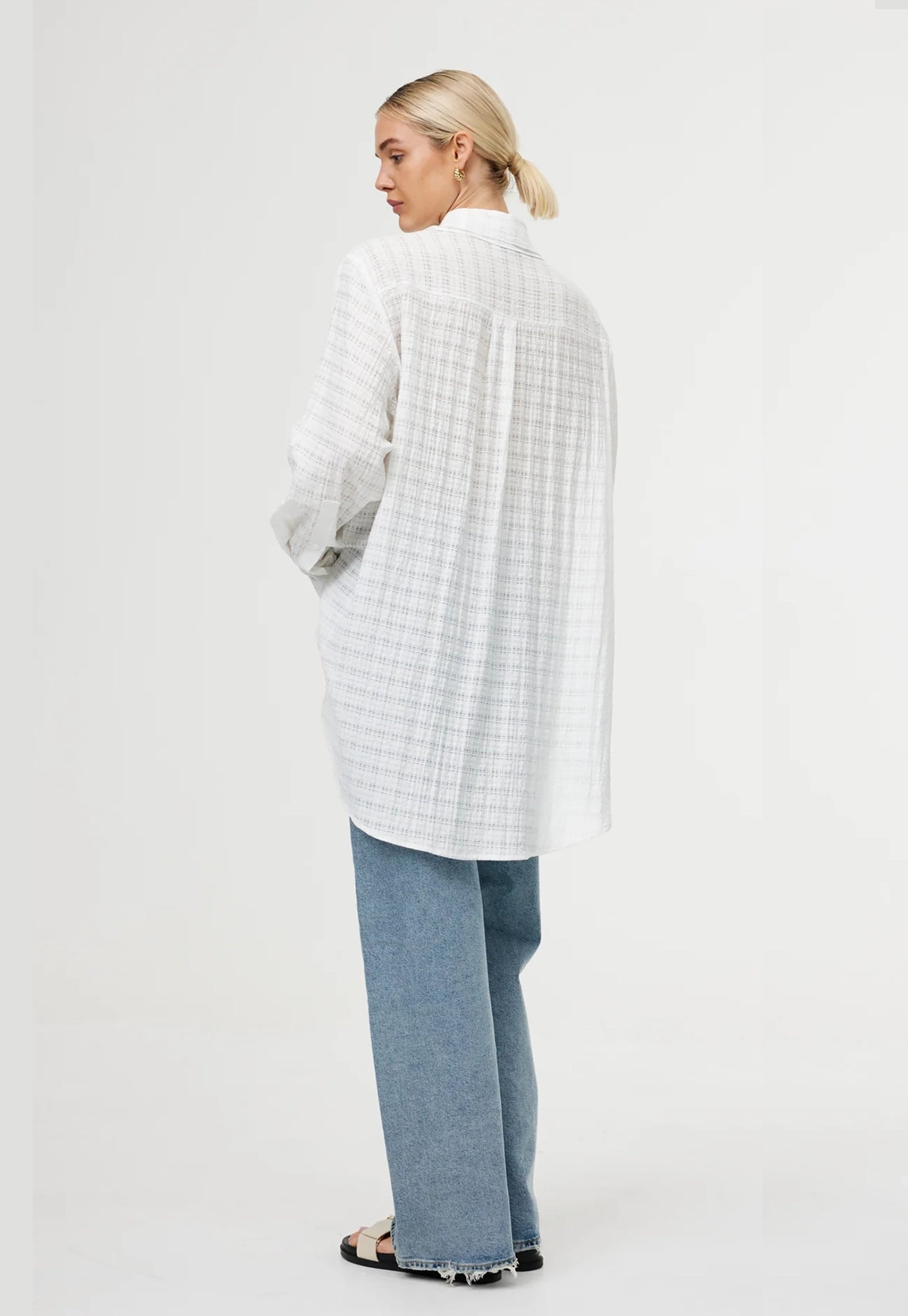 kinney - selena shirt - ivory