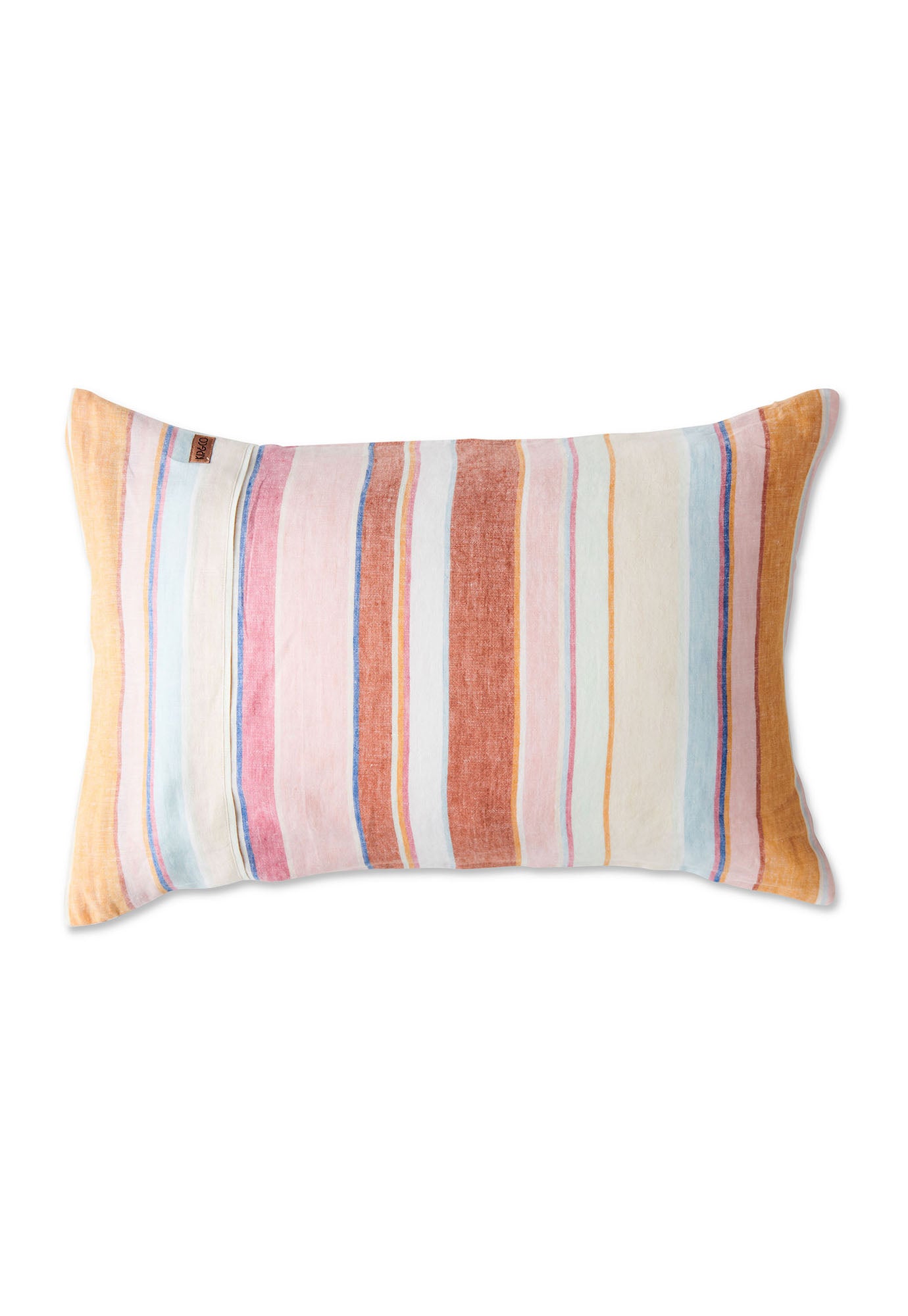 kip&co - jaipur stripe linen pillowcase 2P set