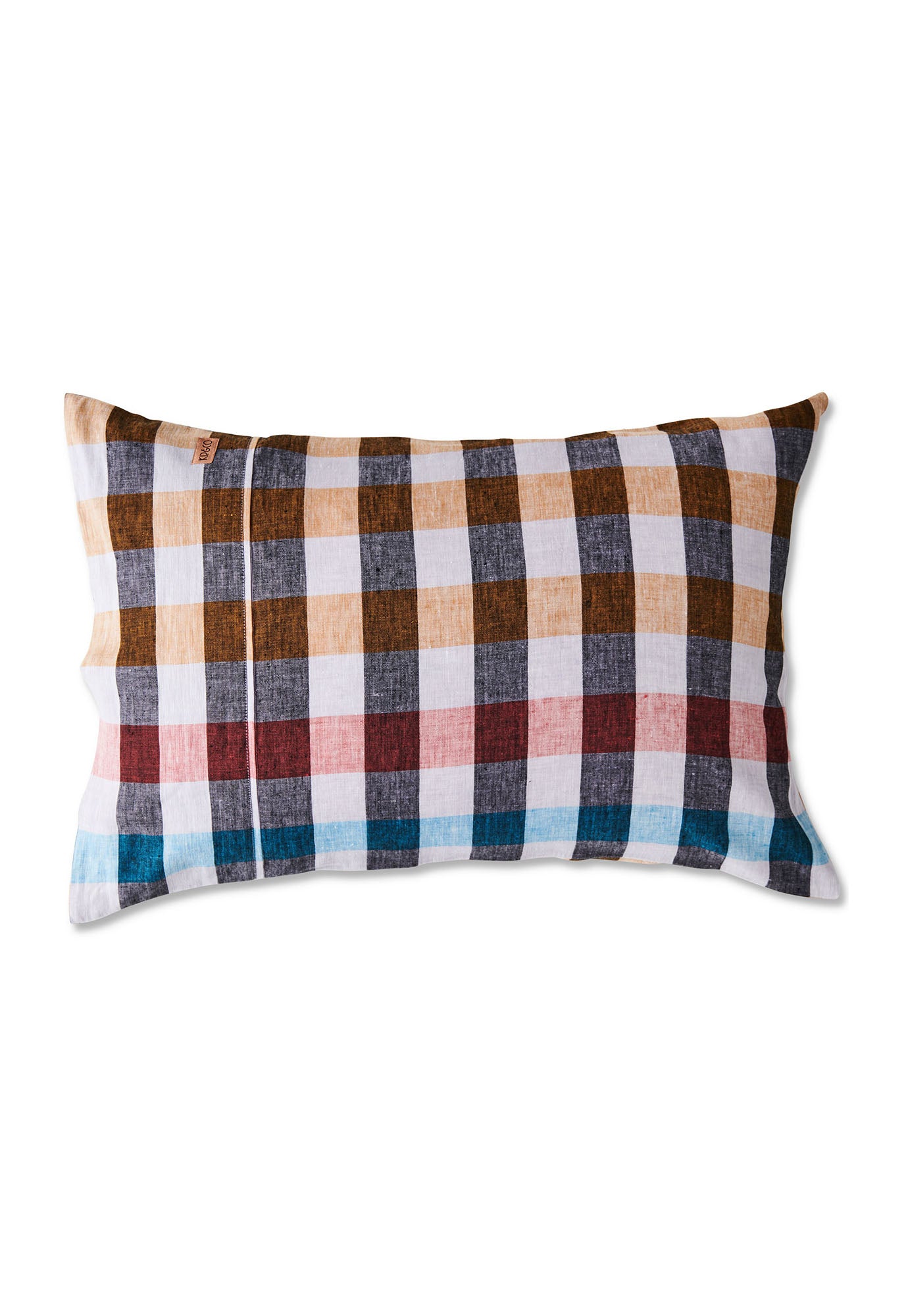 kip&co - treasure tartan linen pillowcase 2P set