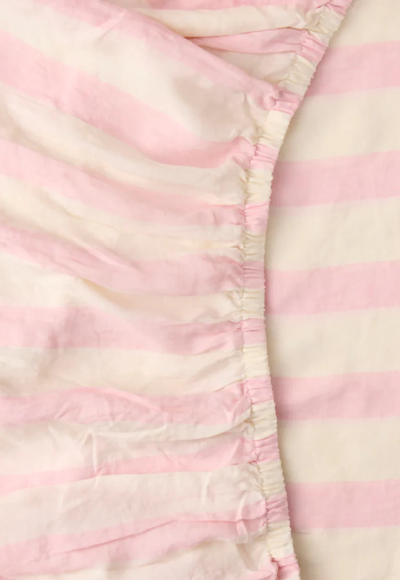 kip&co - candy stripe linen fitted sheet