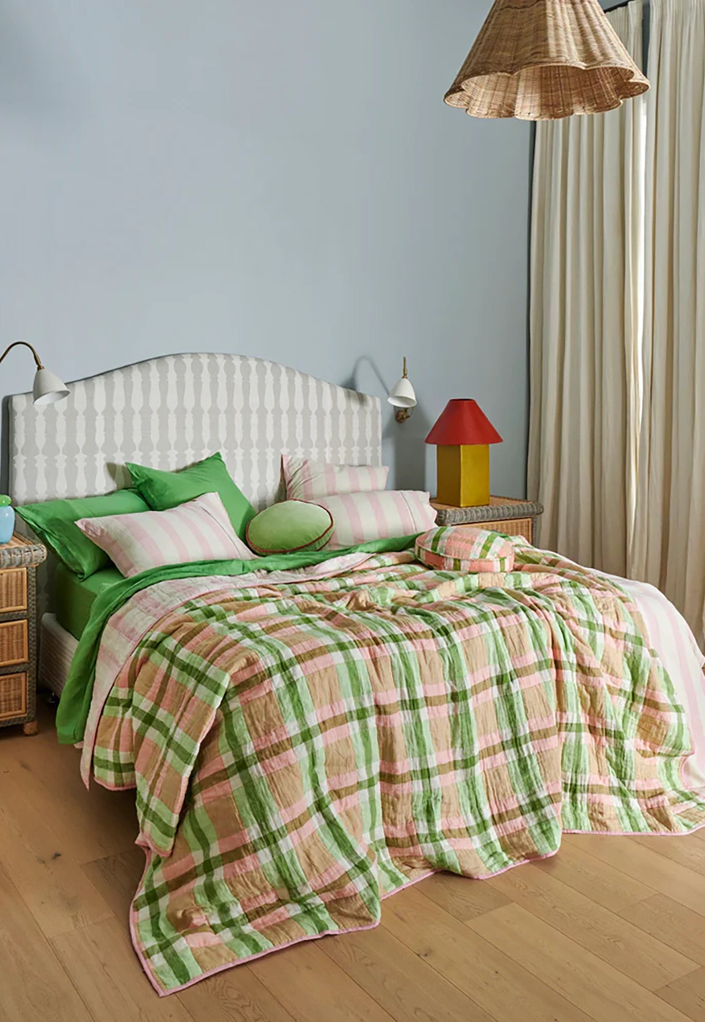 kip&co - candy stripe linen pillowcase 2P set