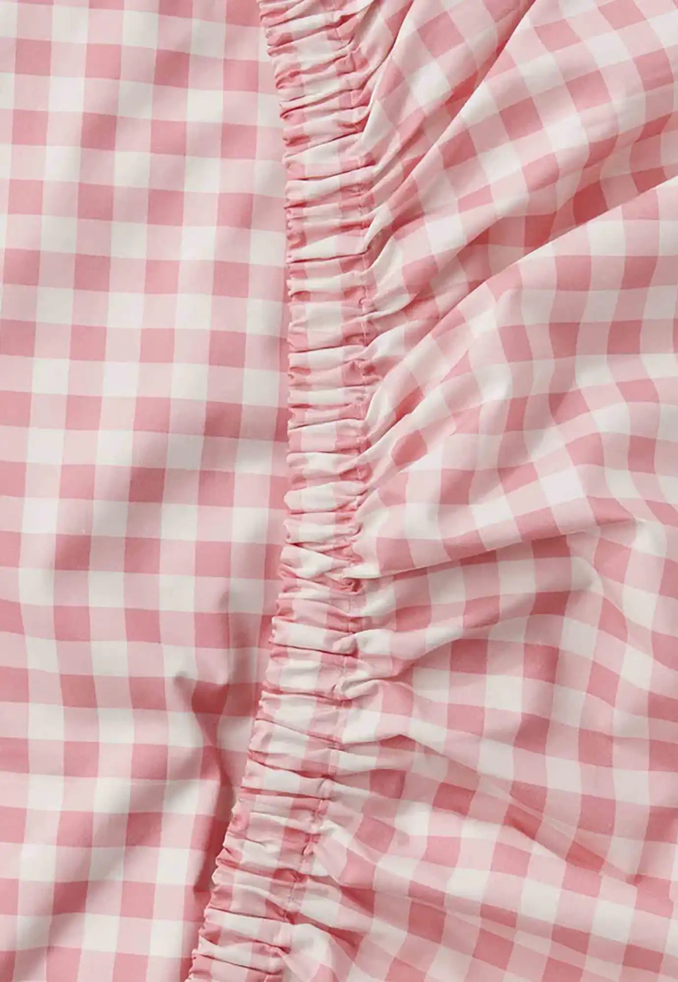 kip&co - gingham candy cotton fitted sheet