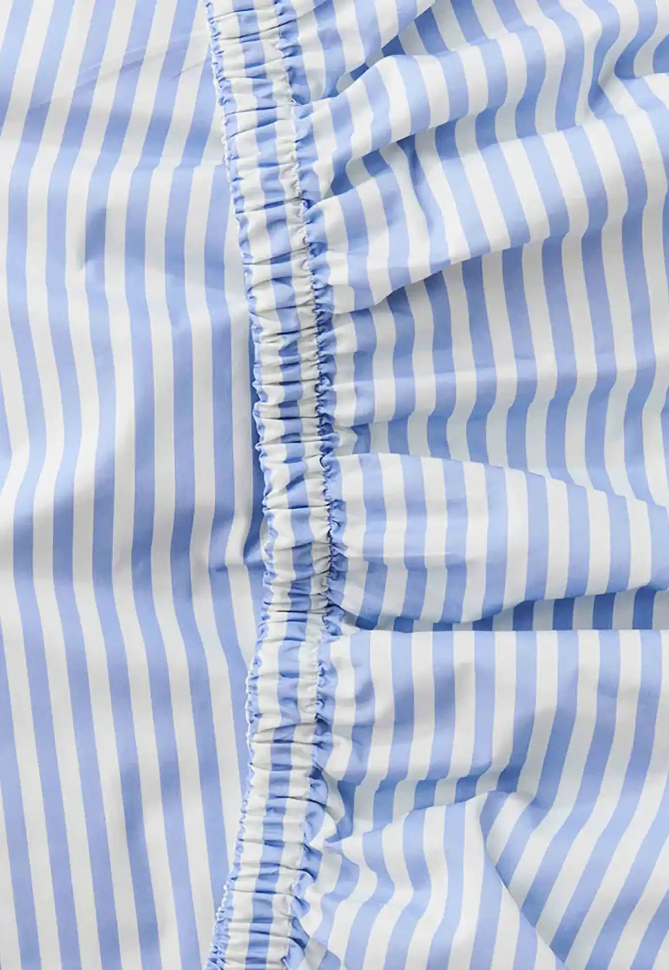 kip&co - seaside stripe cotton fitted sheet