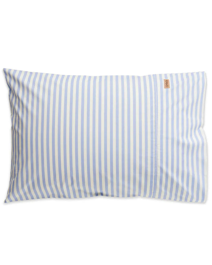 kip&co - seaside stripe cotton pillowcase 2P set