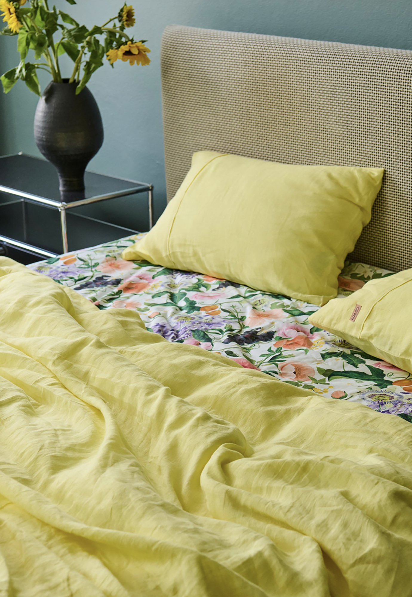 kip&co - spring in the air organic cotton fitted sheet