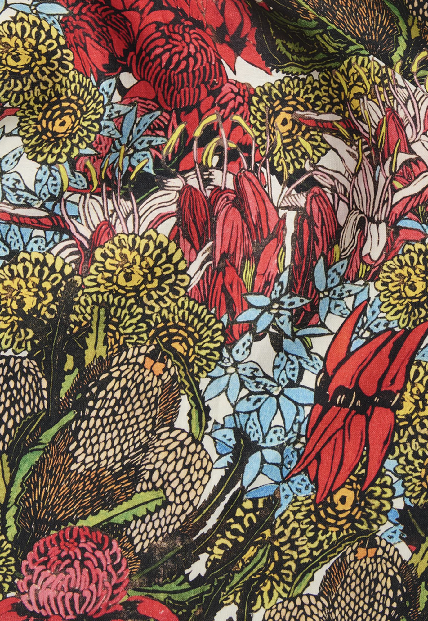 kip&co x margaret preston - bush natives 4P napkin set