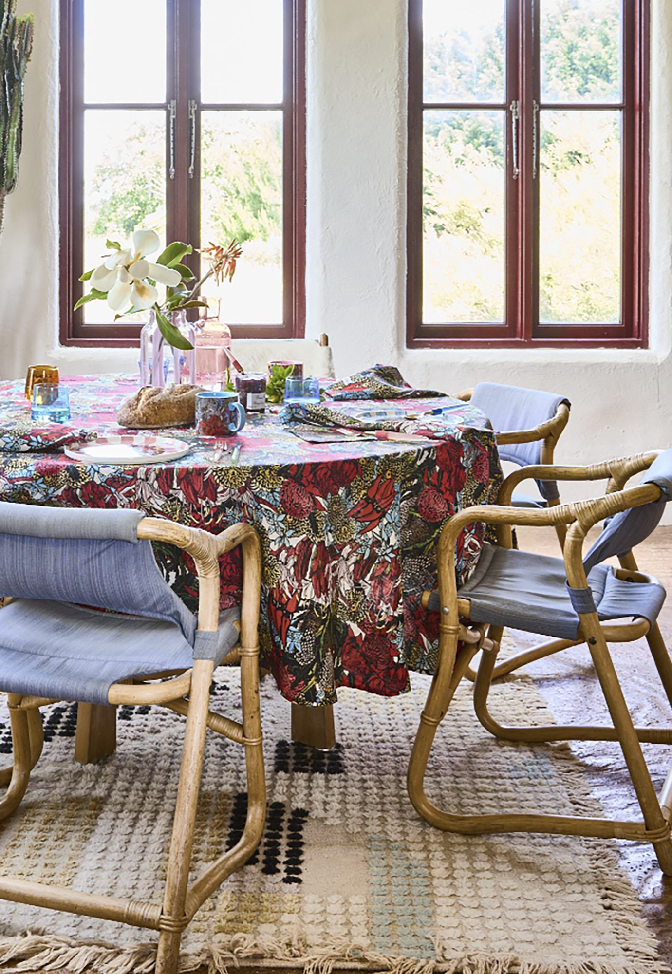 kip&co x margaret preston - bush natives tablecloth
