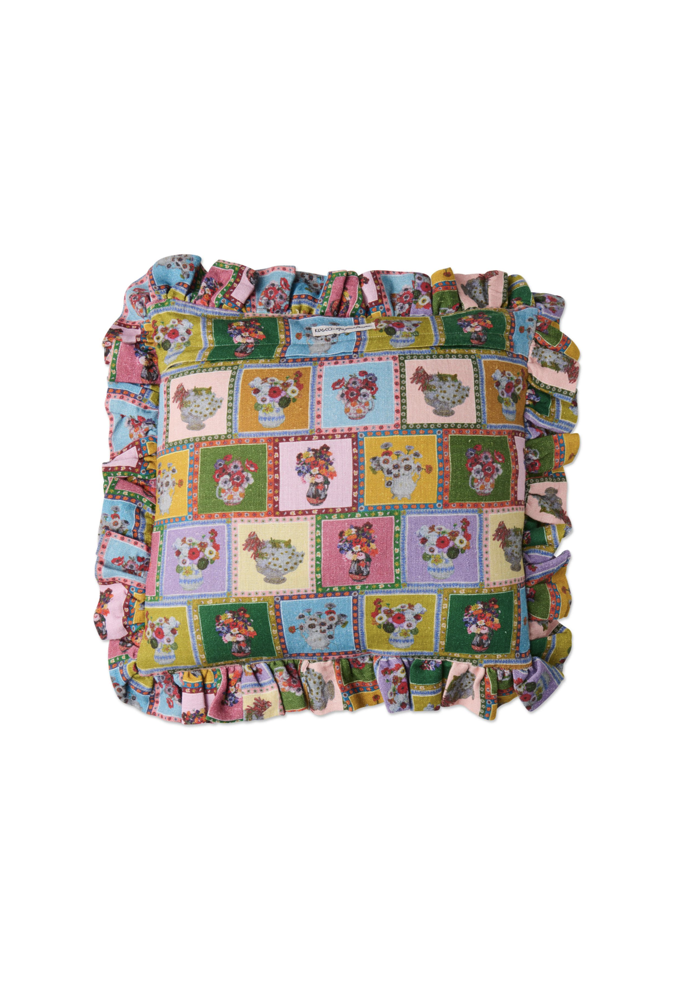 kip&co x margaret preston - margaret's vase frill upholstery cushion