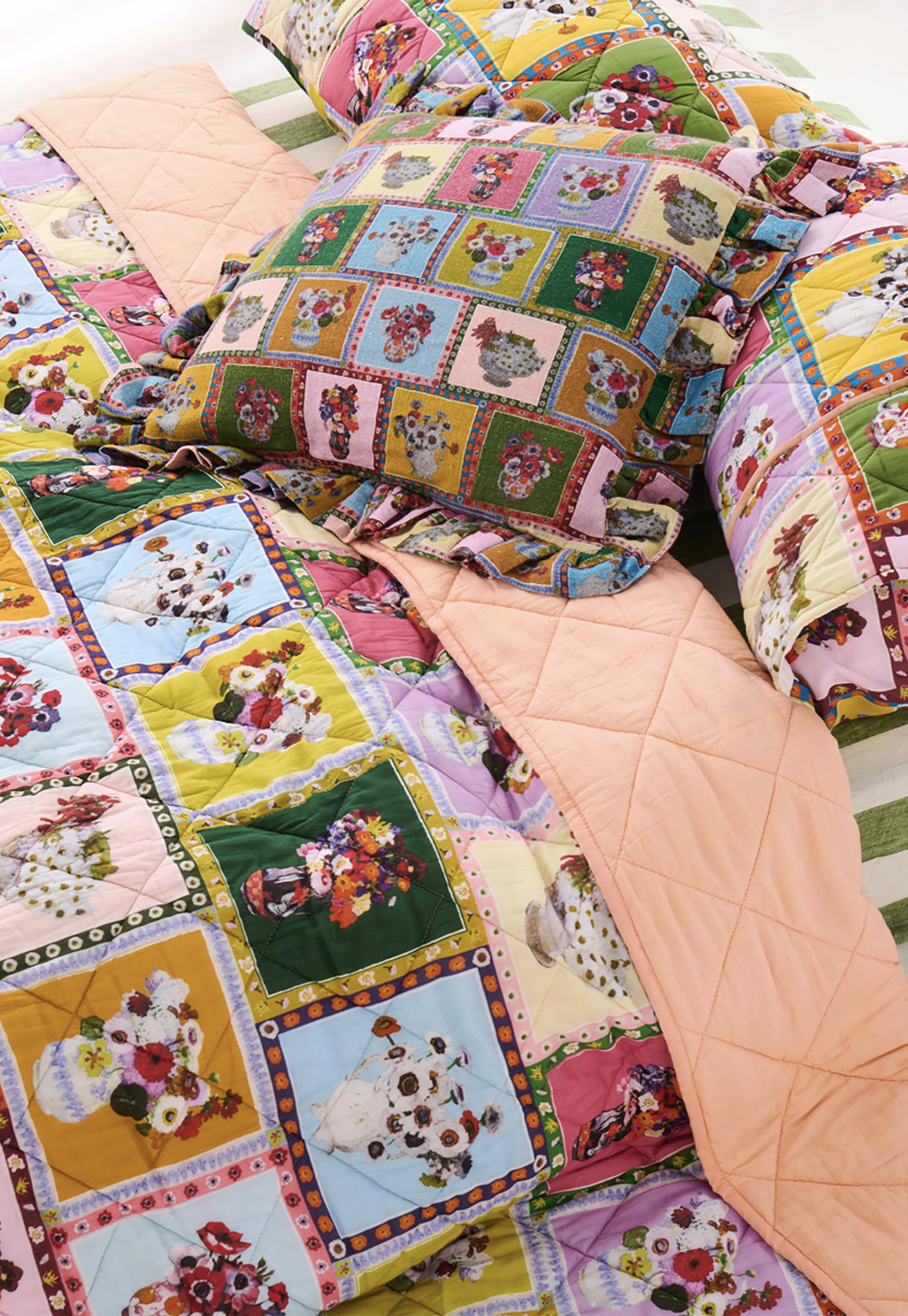 kip&co x margaret preston - margaret's vase frill upholstery cushion