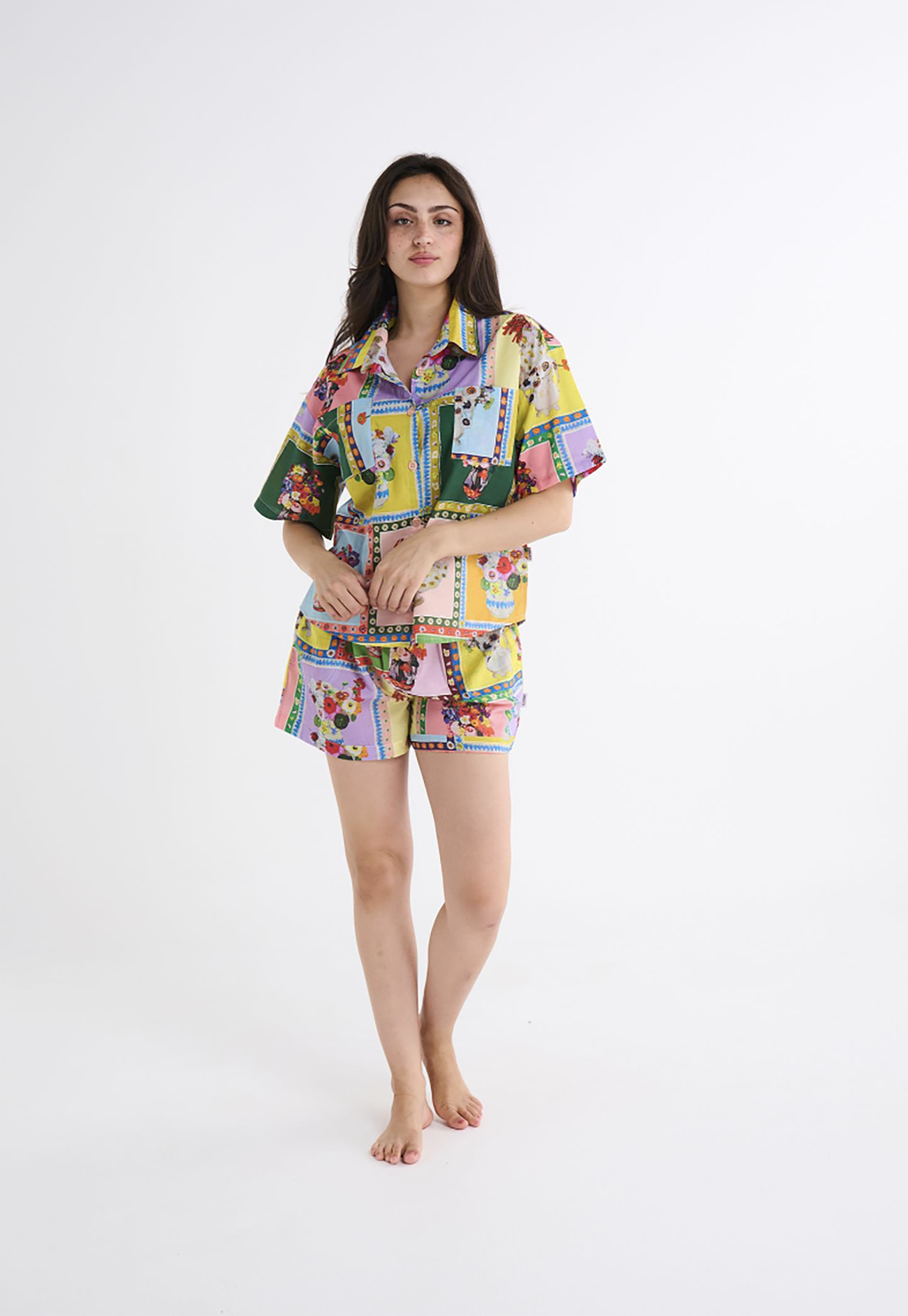 kip&co x margaret preston - margaret's vase pyjama set