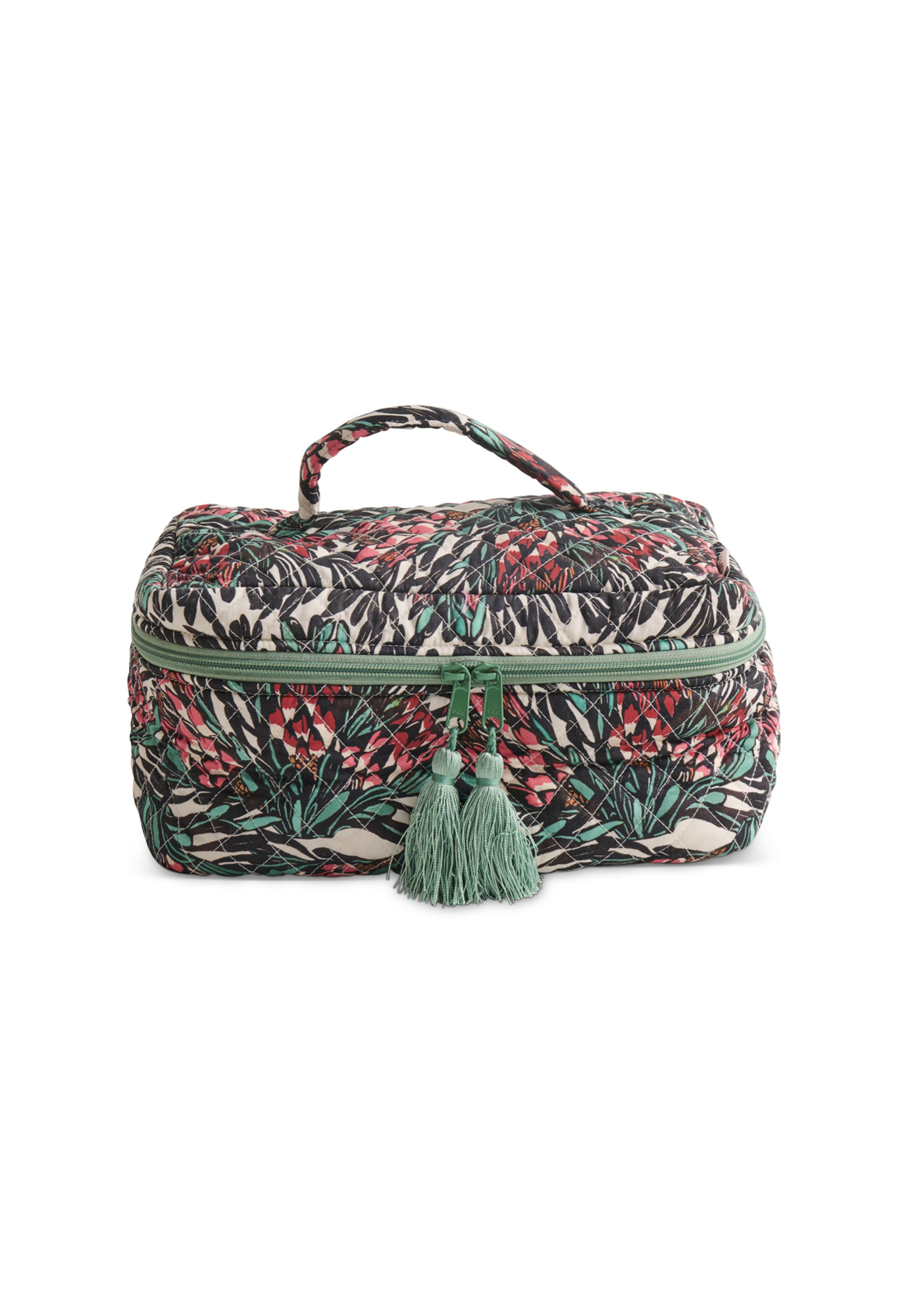 kip&co x margaret preston - protea party quilted toiletry case