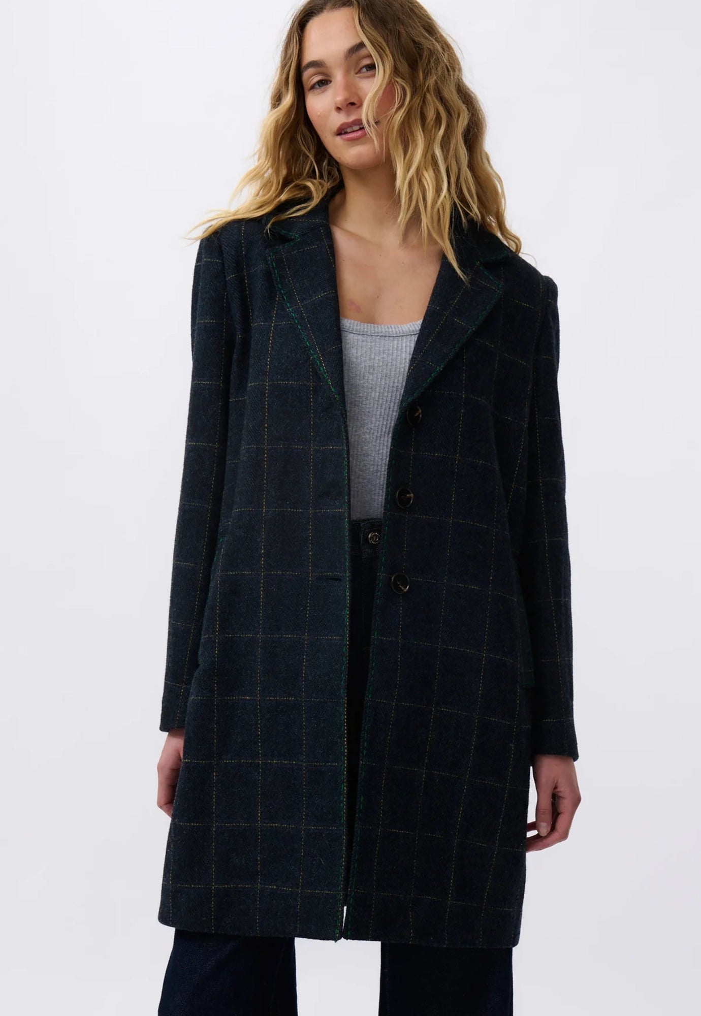 kireina - bella coat - navy