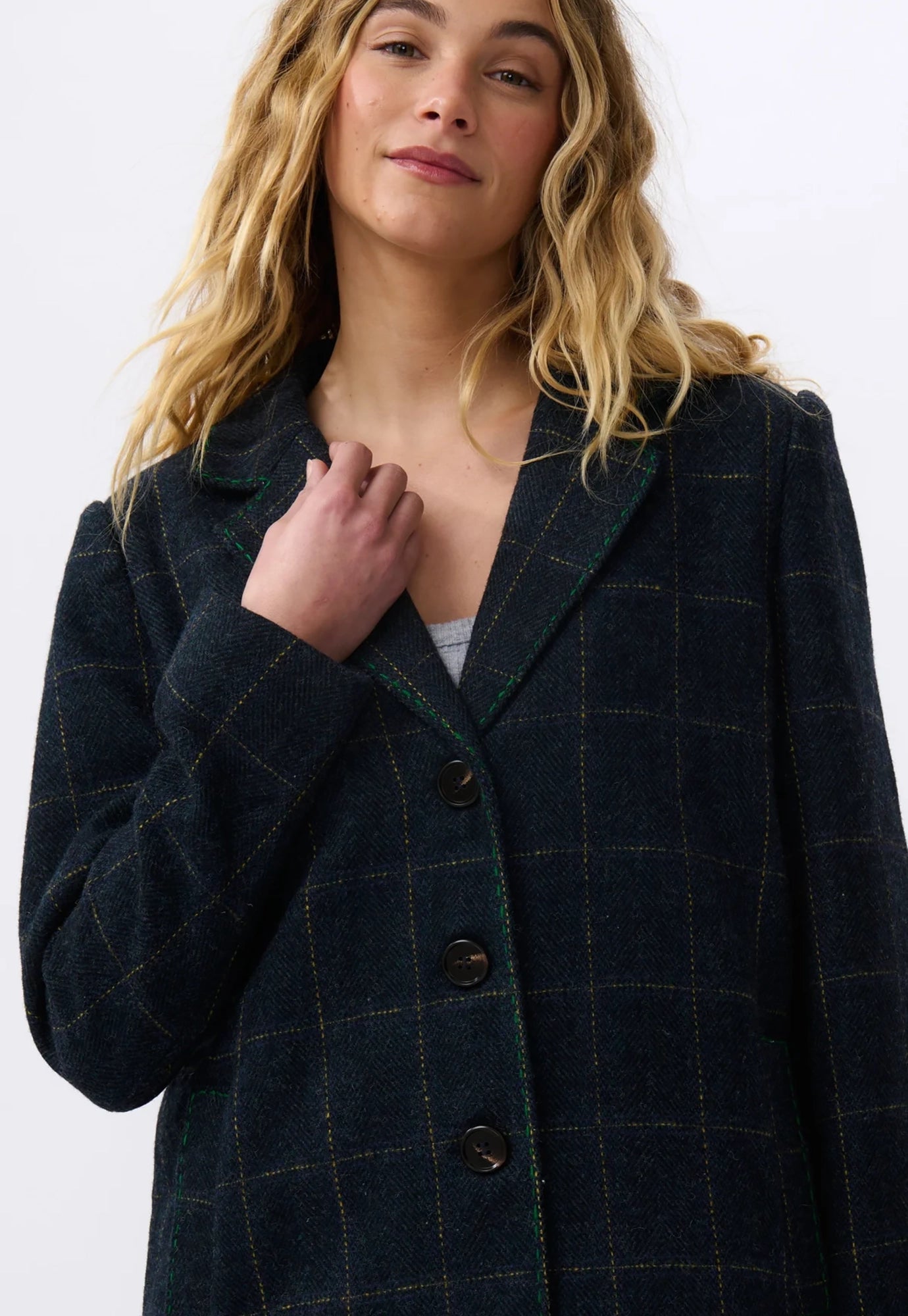 kireina - bella coat - navy