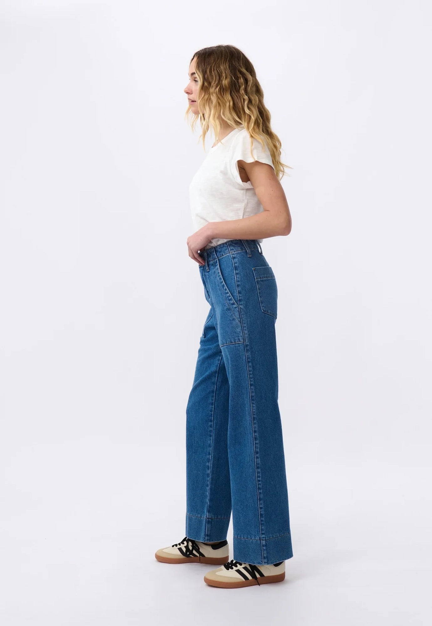 kireina - celeste pant - 90s blue