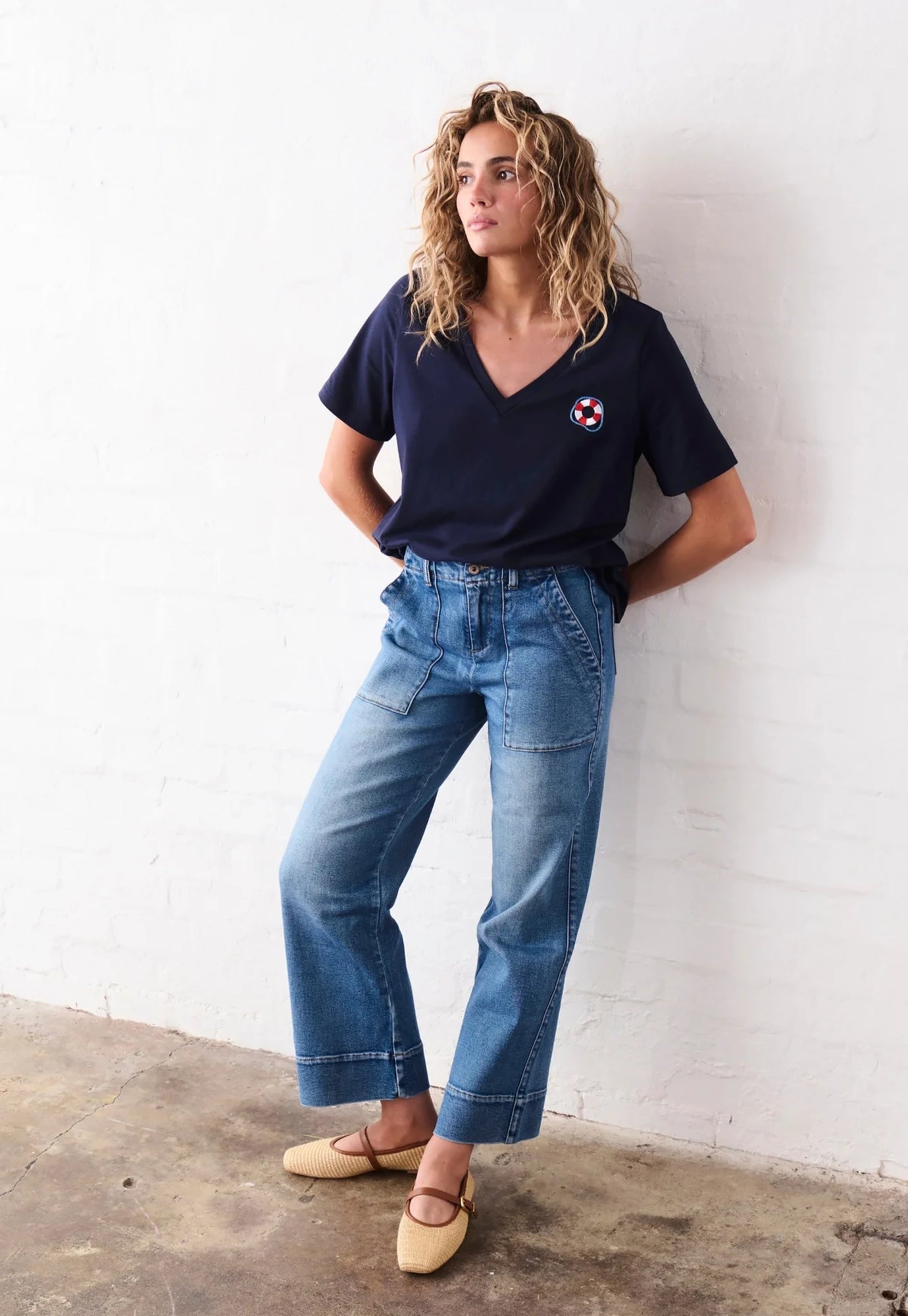 kireina - celeste pant - dakota wash