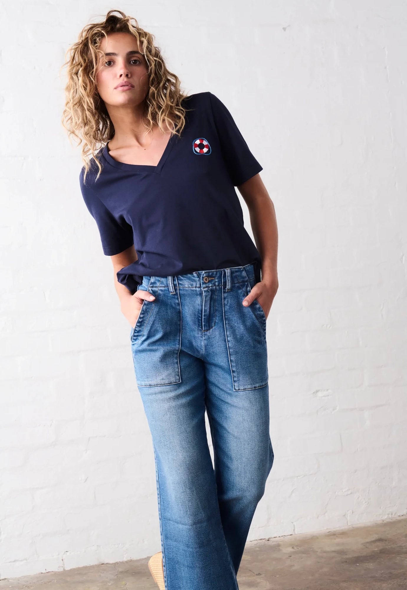 kireina - celeste pant - dakota wash