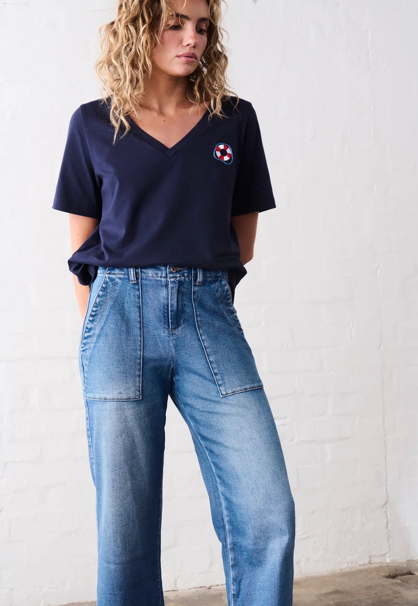 kireina - celeste pant - dakota wash