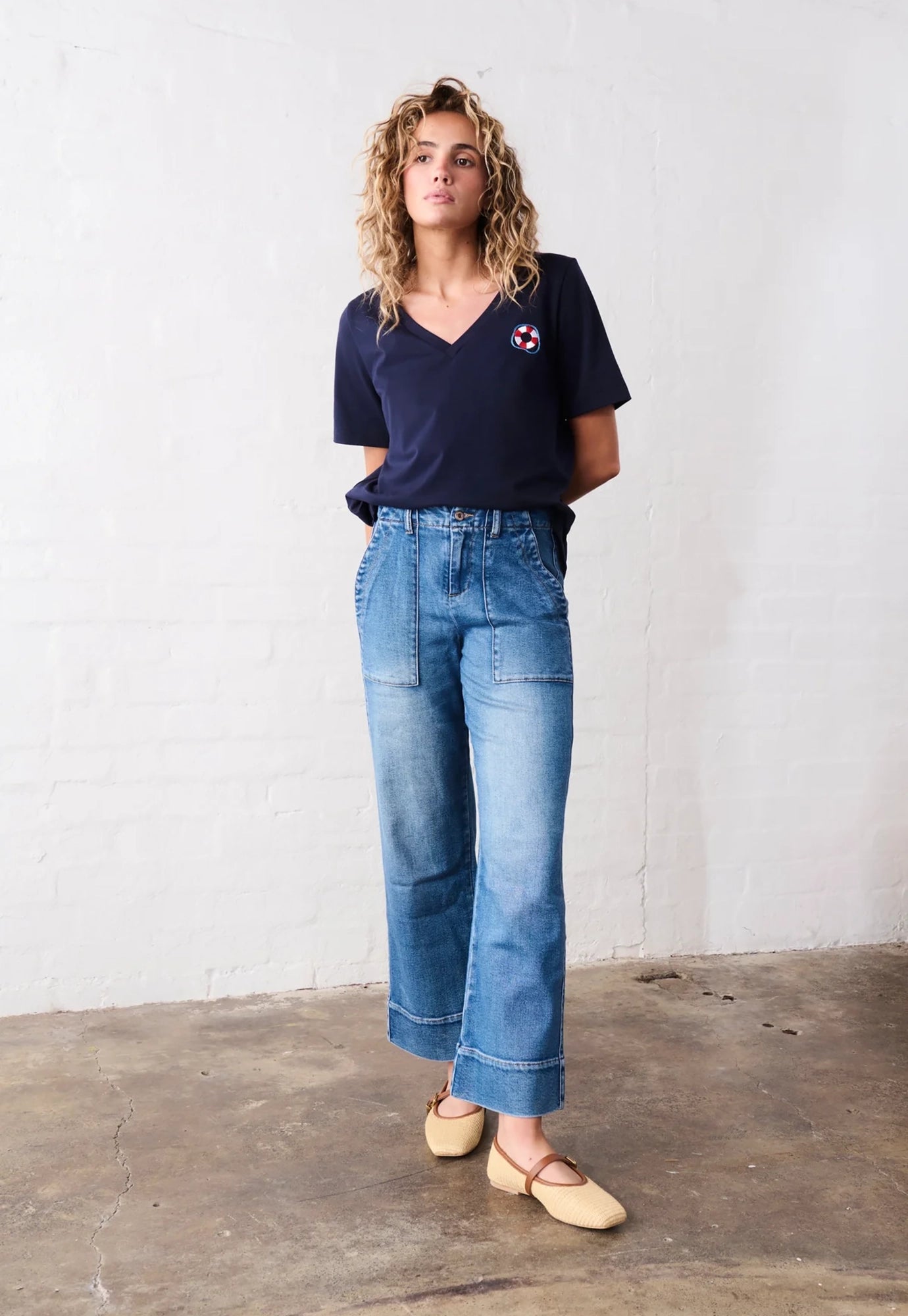 kireina - celeste pant - dakota wash