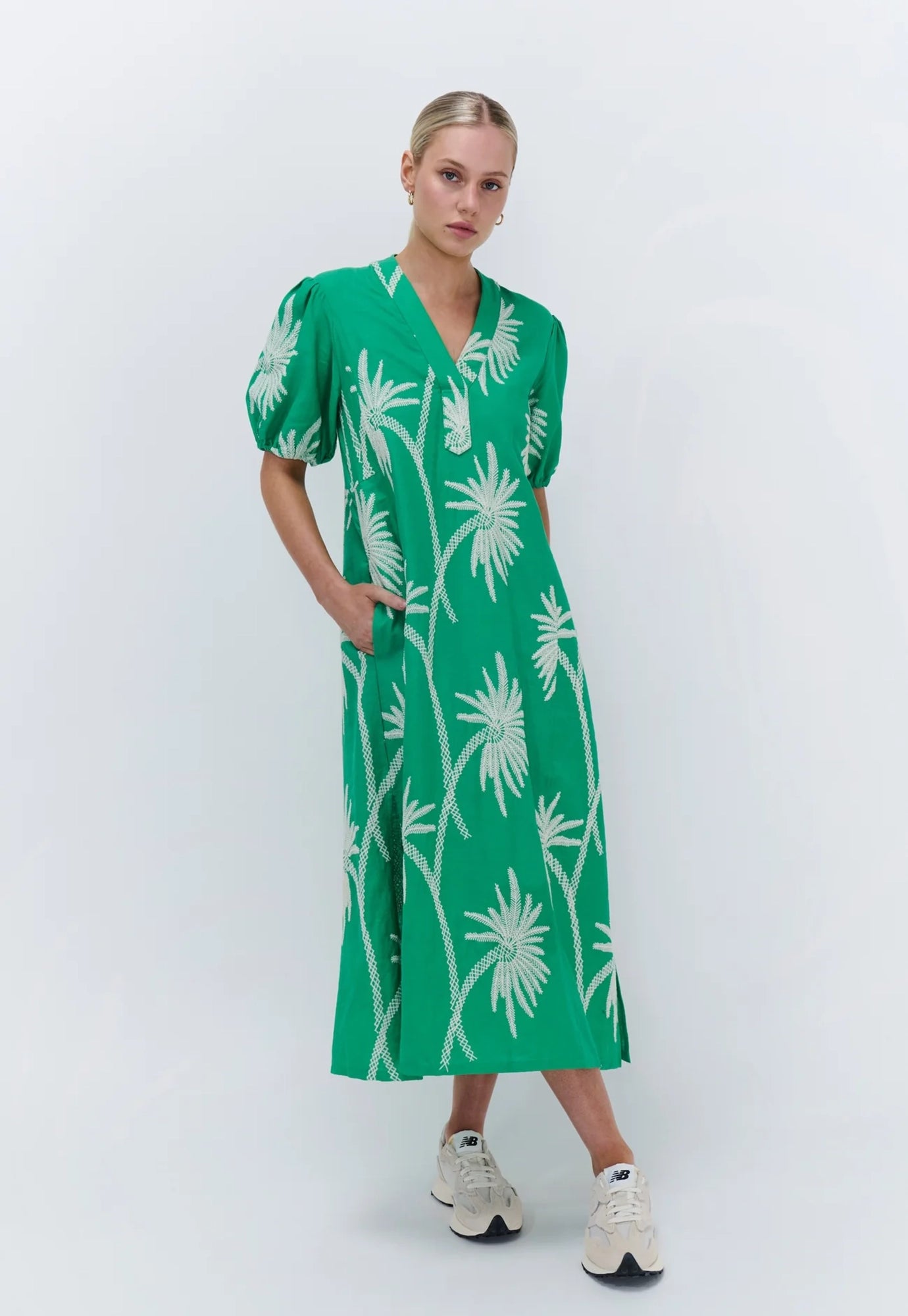 kireina - courtney dress - apple green