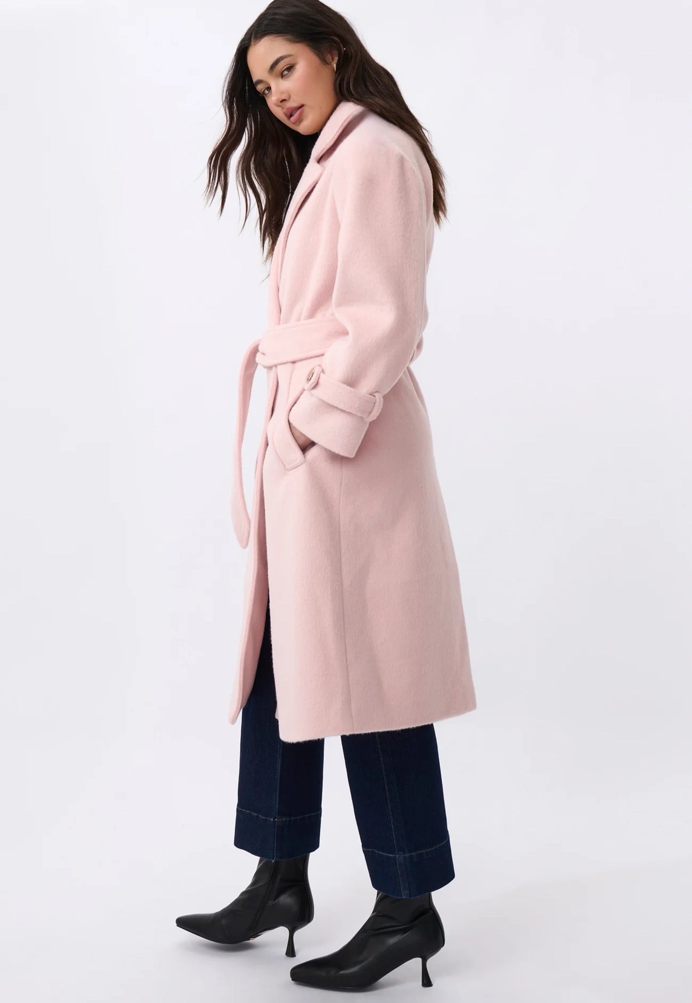 kireina - jasmine coat - soft pink