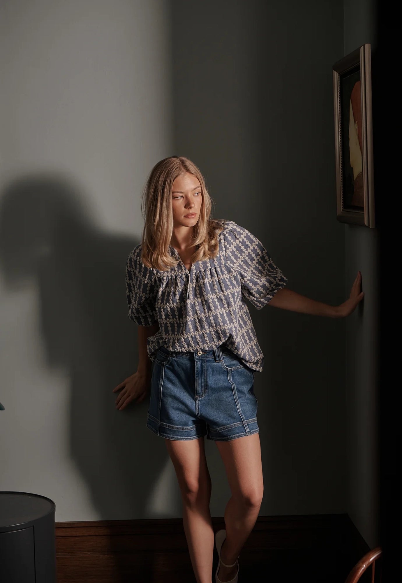 kireina - sydney short - dakota wash