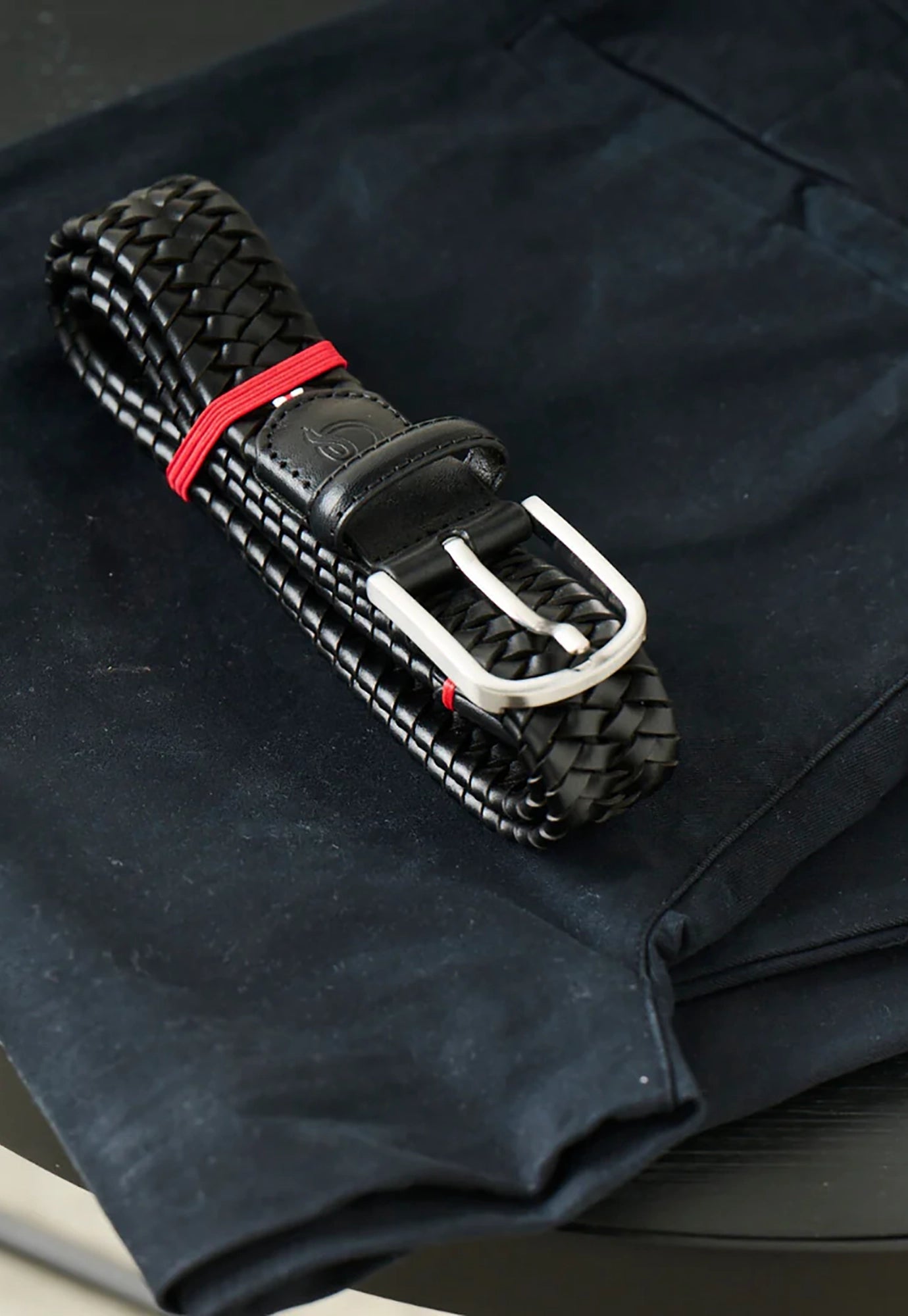 la boucle - stretch leather mono belt - milano