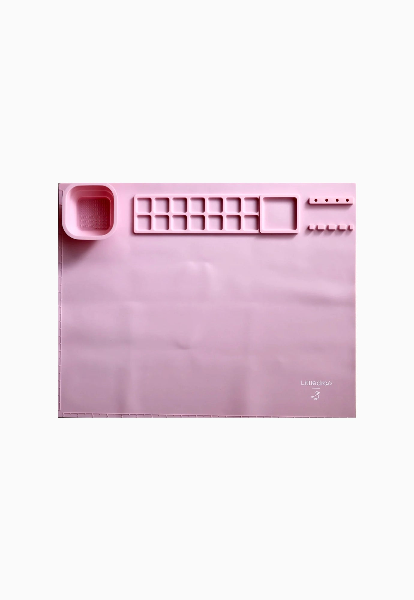 littledrop - silicone activity mat - pink