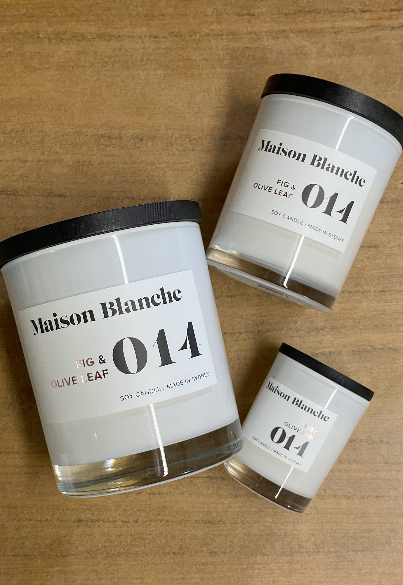 maison blanche candle - fig & olive leaf