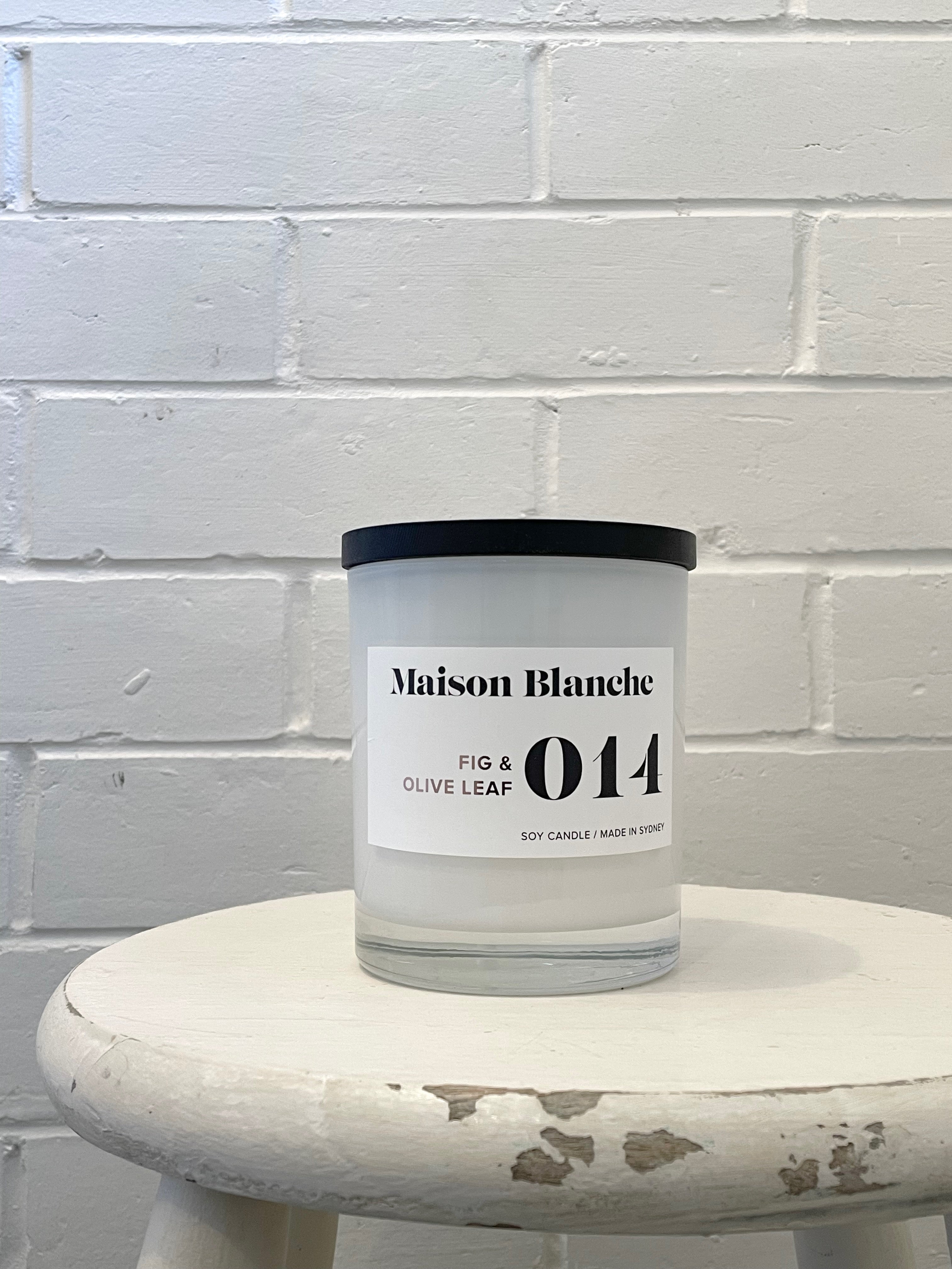 maison blanche candle - fig & olive leaf