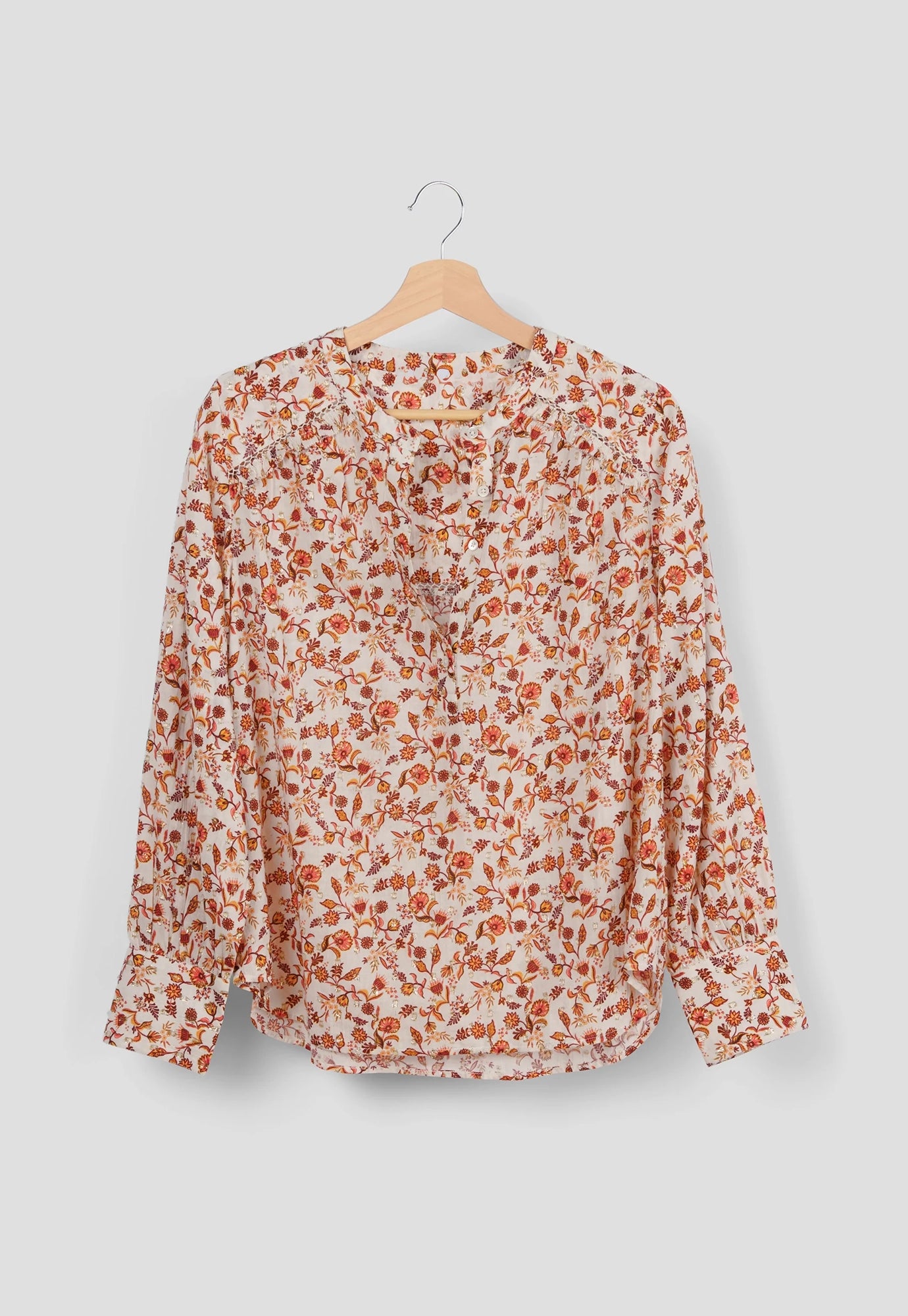 marie louise de monterey - delphine blouse - ecru