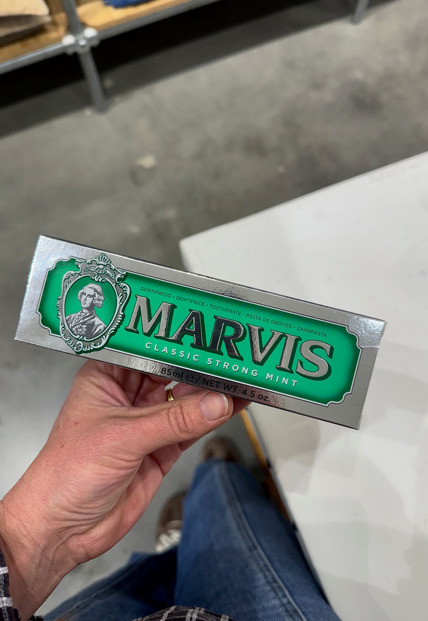 marvis - class strong mint toothpaste