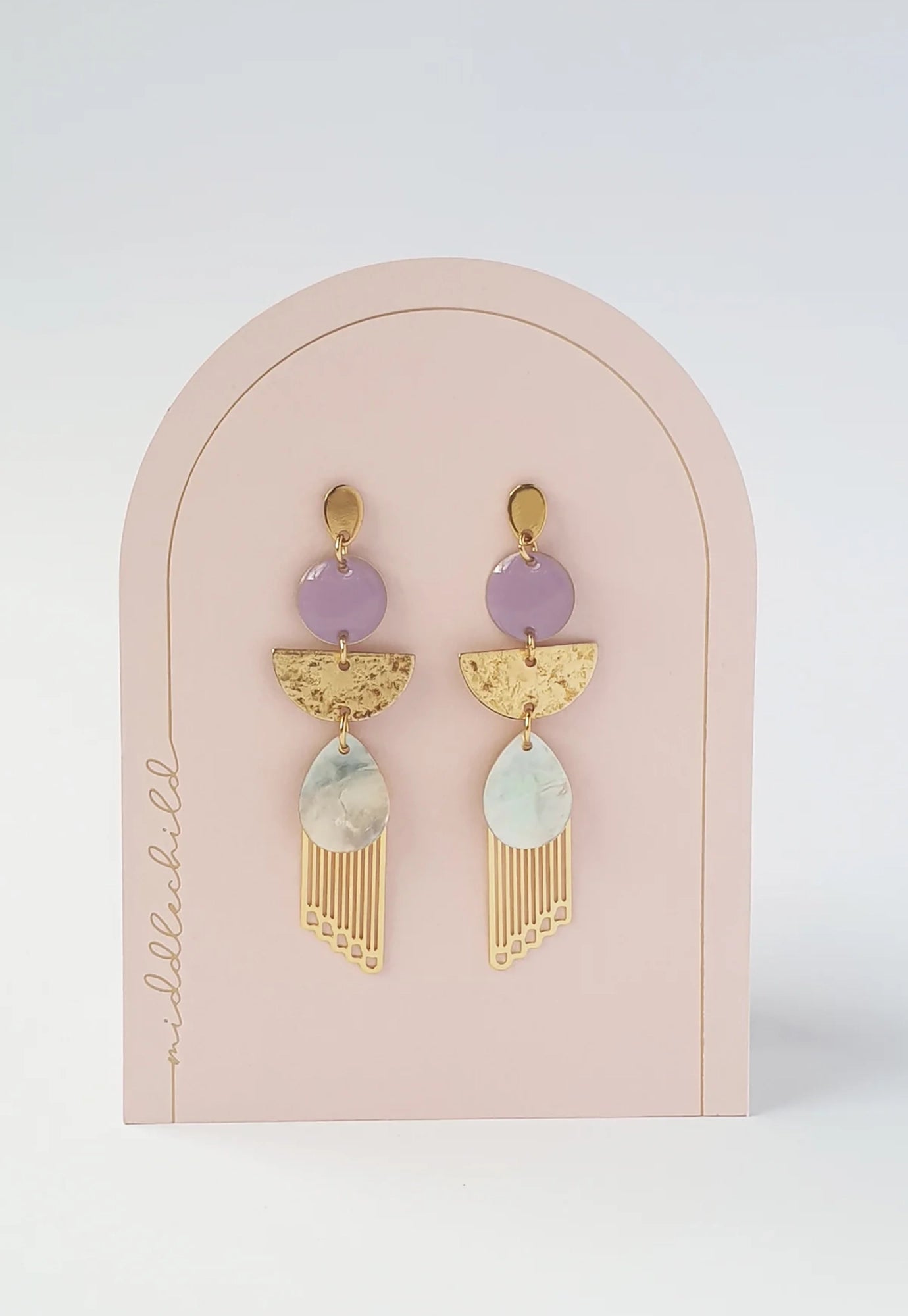 middle child - aura earrings