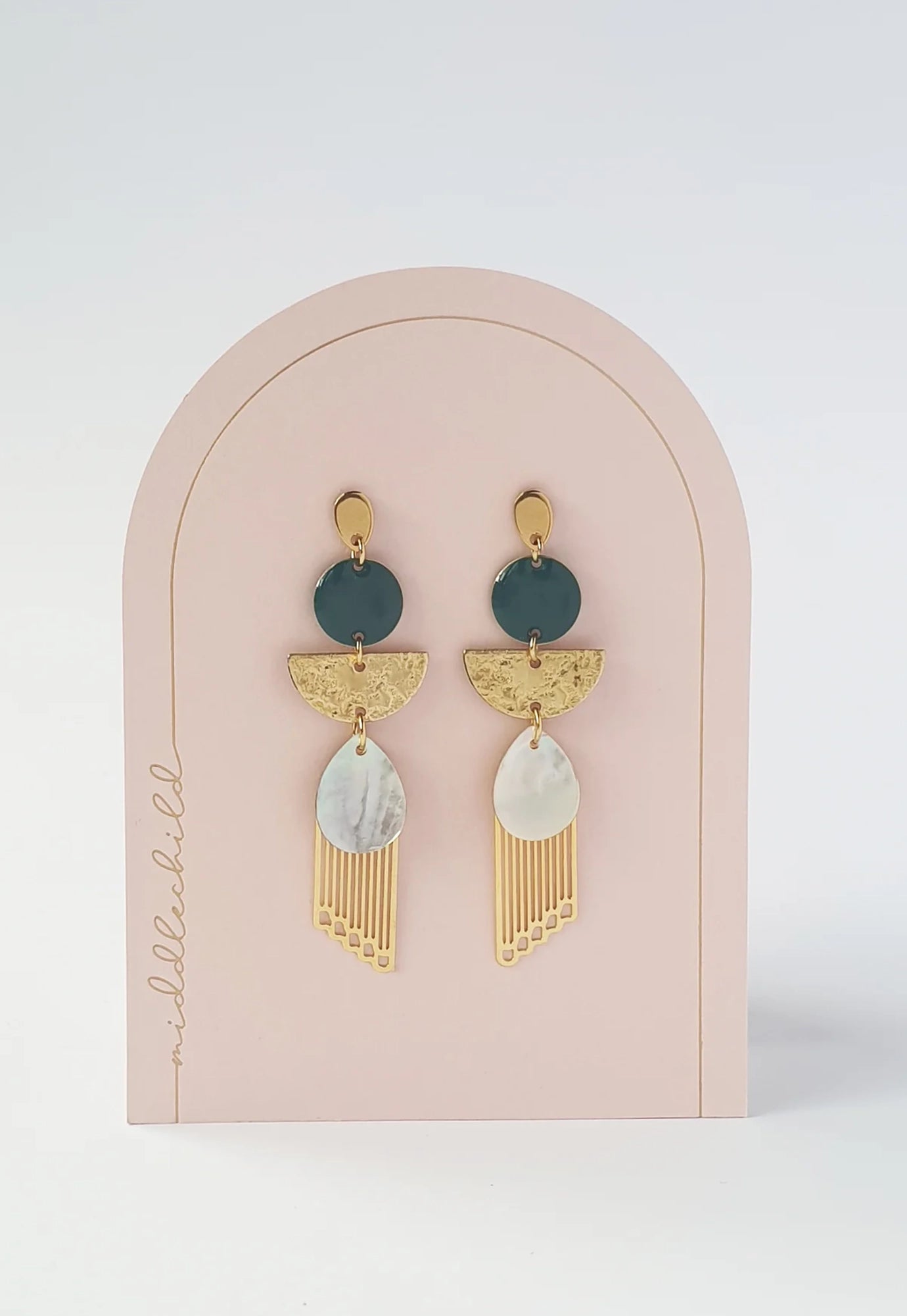 middle child - aura earrings