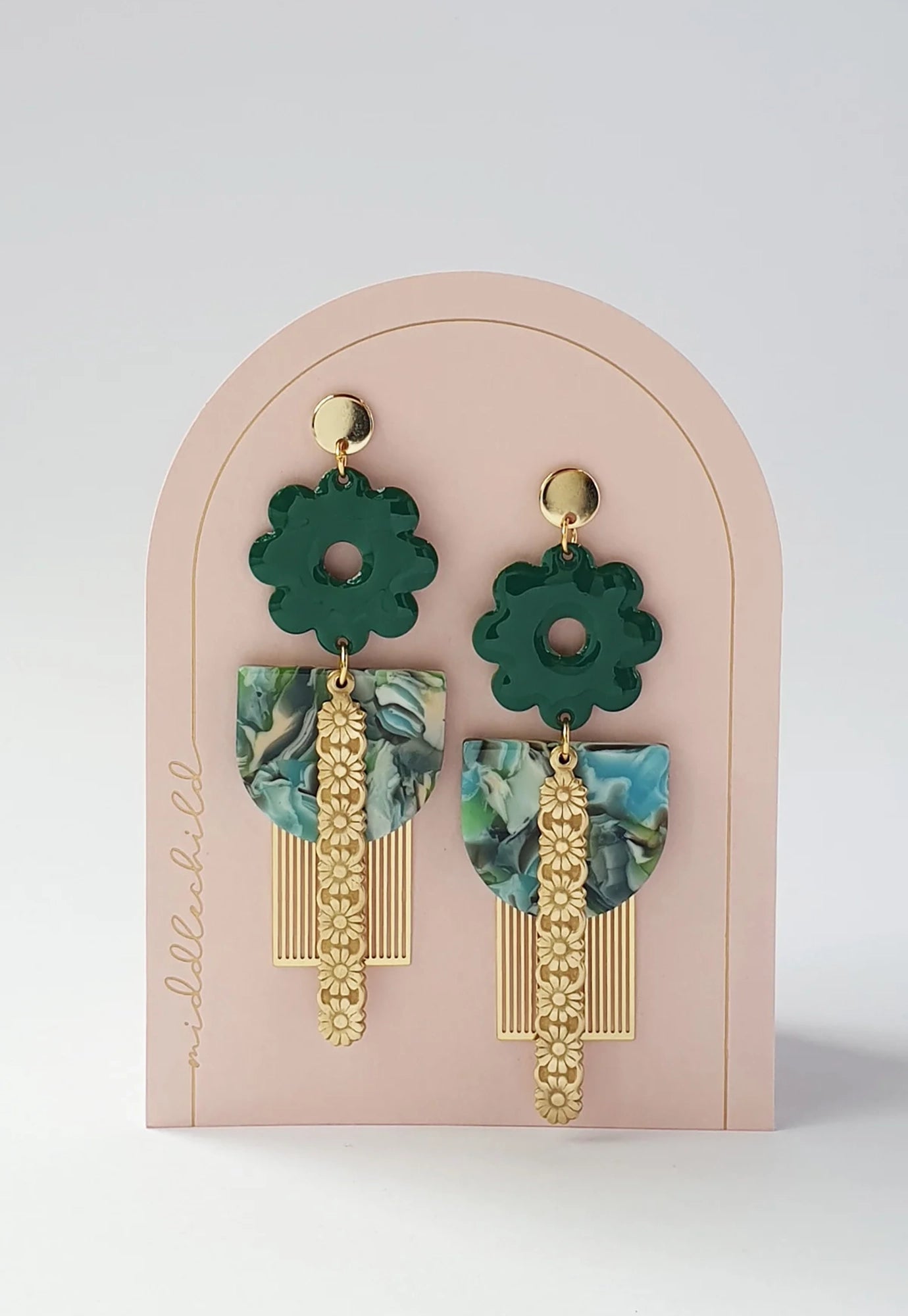 middle child - fairground earrings