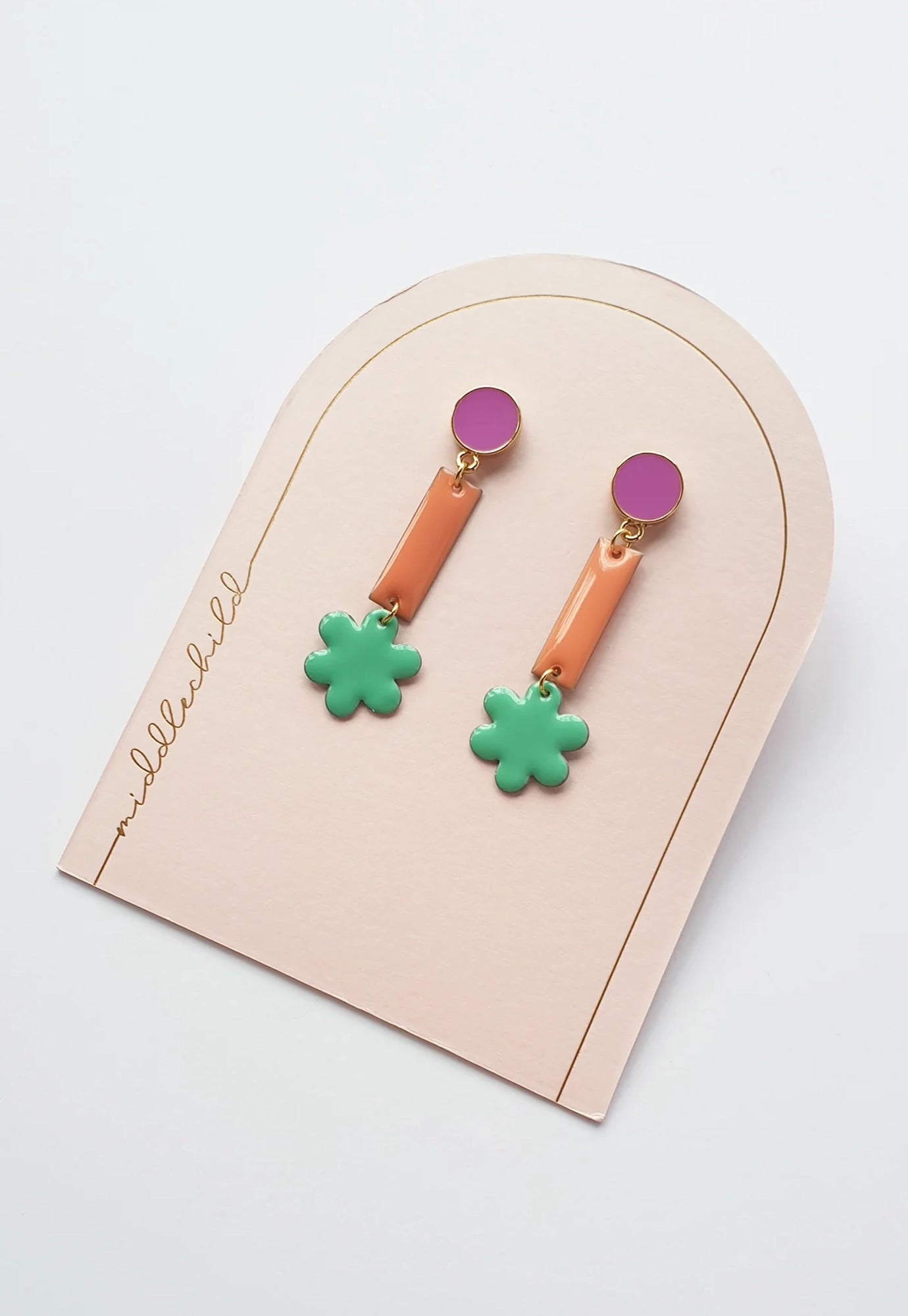 middle child - playmate earrings