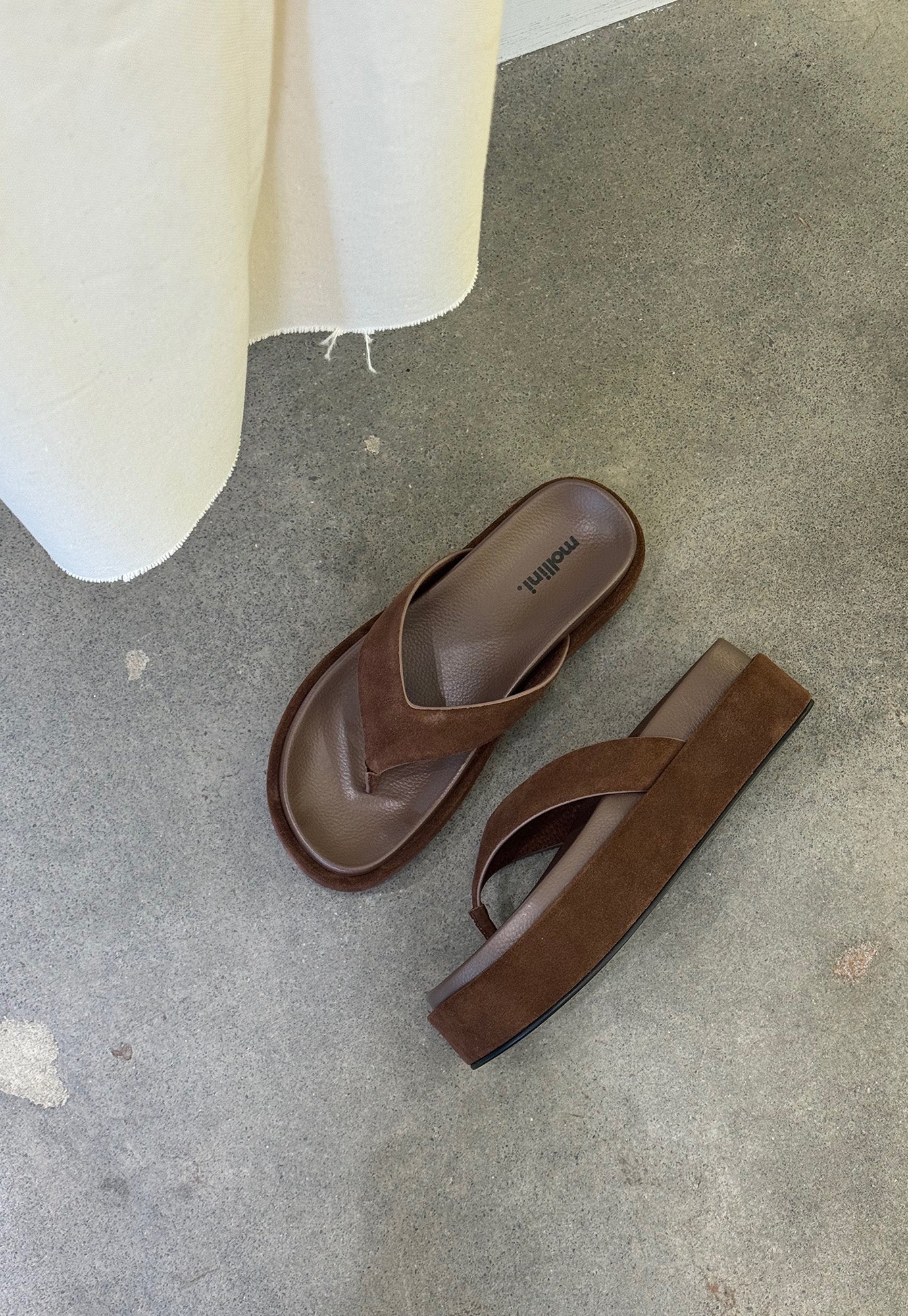 mollini - tamarah - choc suede