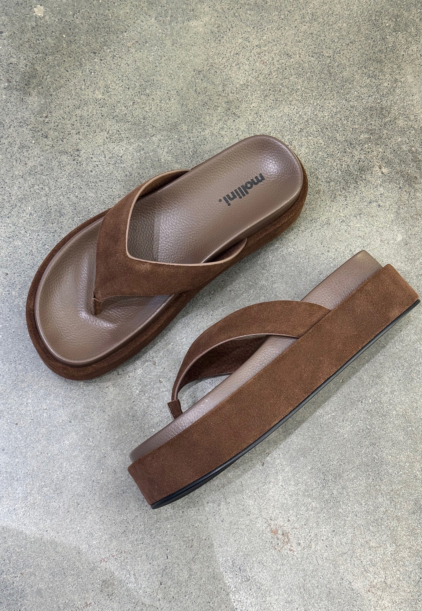 mollini - tamarah - choc suede