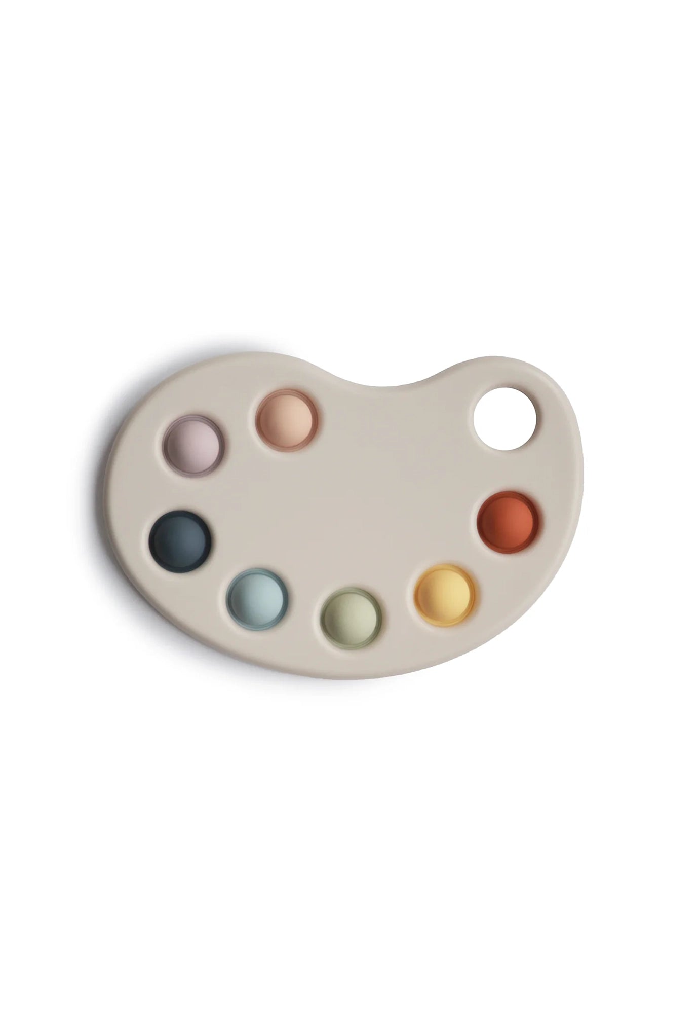 mushie - paint palette press toy