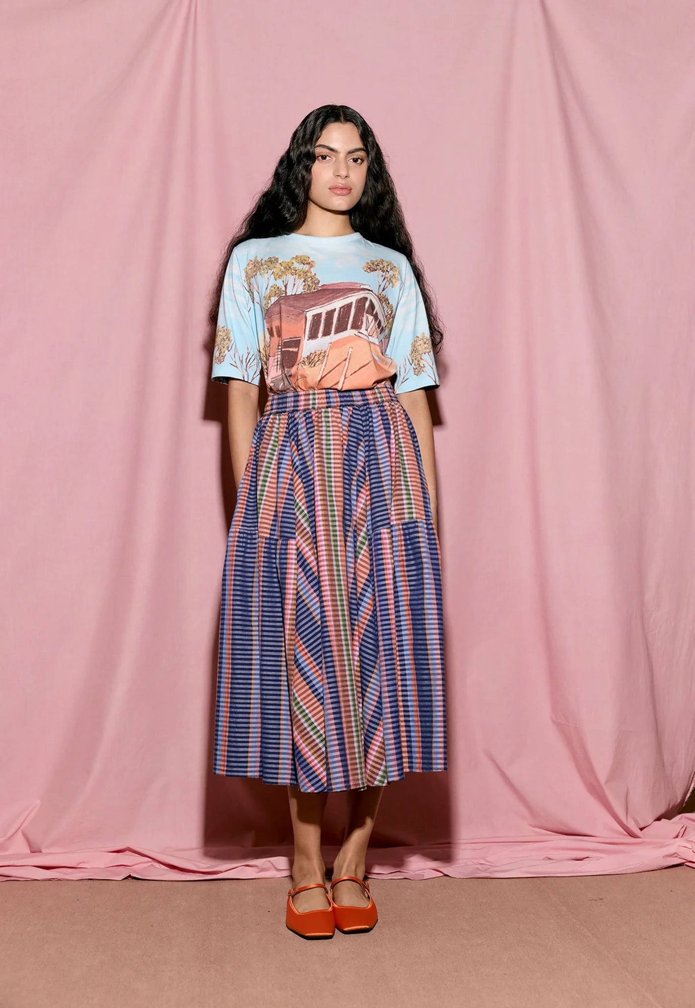 nancybird - eula skirt - line check