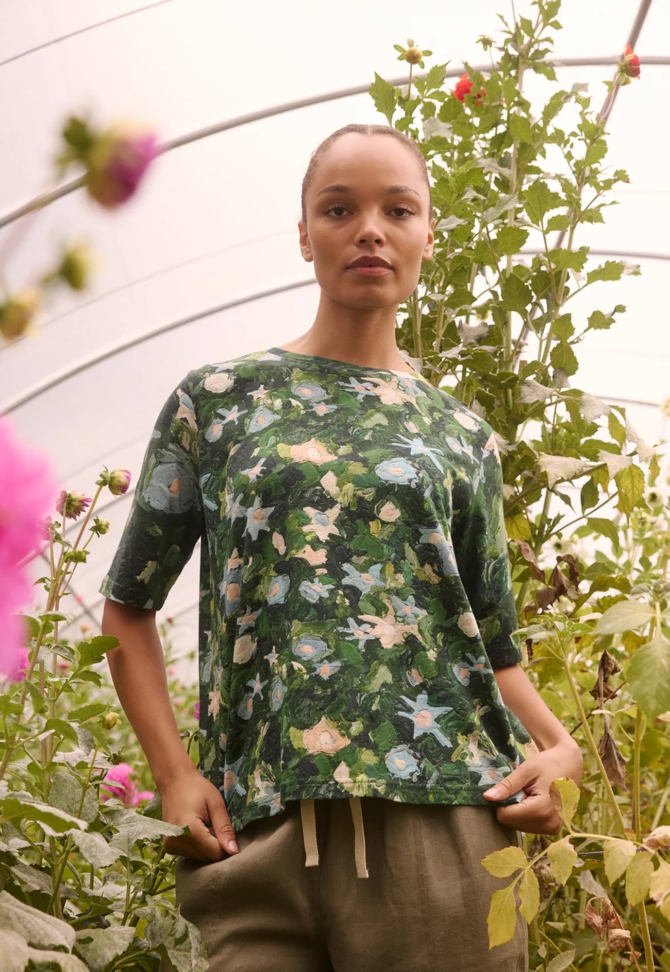 nancybird - grace tee - garden