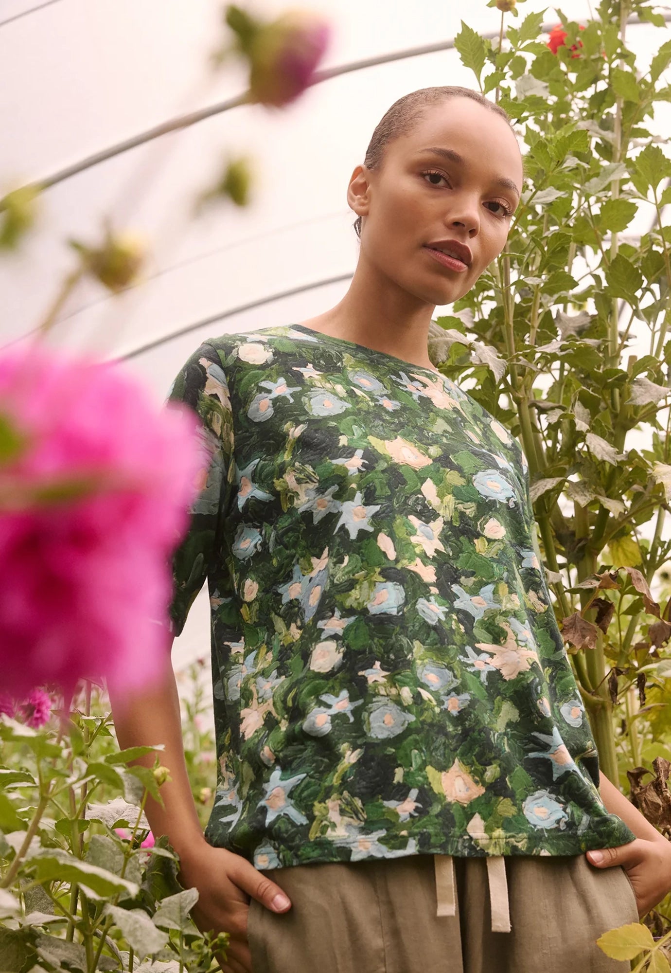 nancybird - grace tee - garden